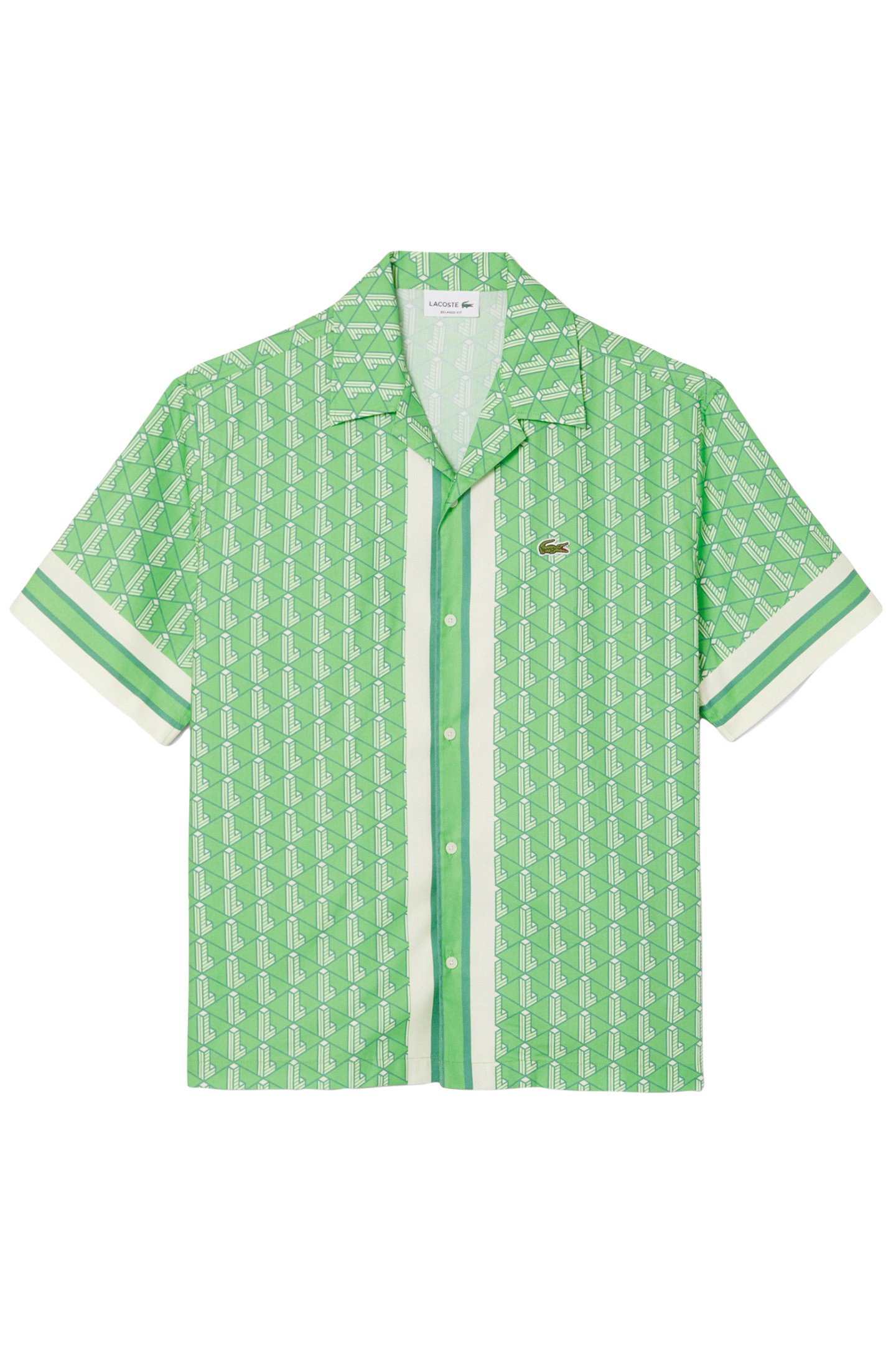 SHORTSLEEVE WOVEN SHIRT LIAMONE/SPRUCE-CRYSTAL 1