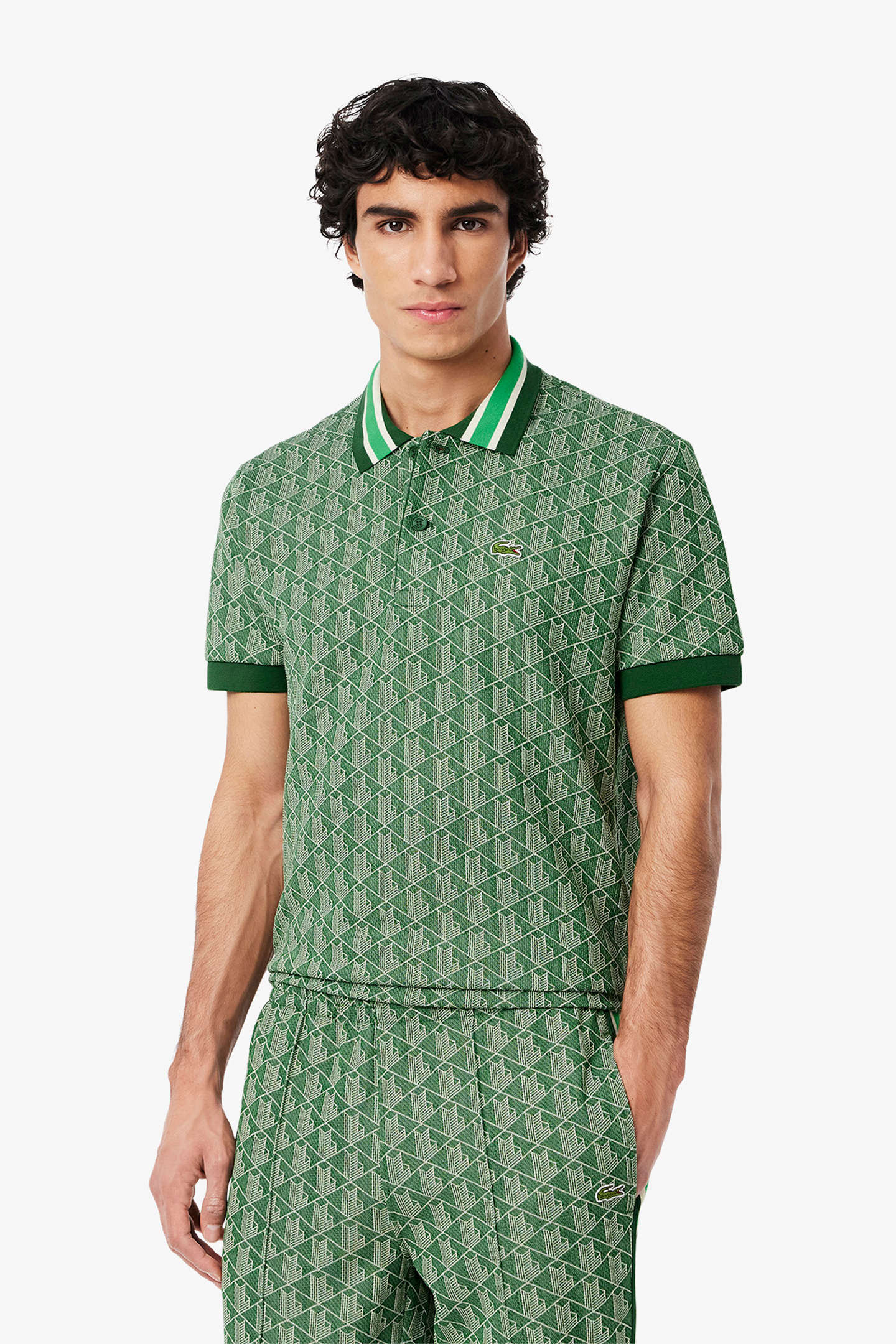 SHORTSLEEVE POLO CALATHEA/SABLER by Lacoste