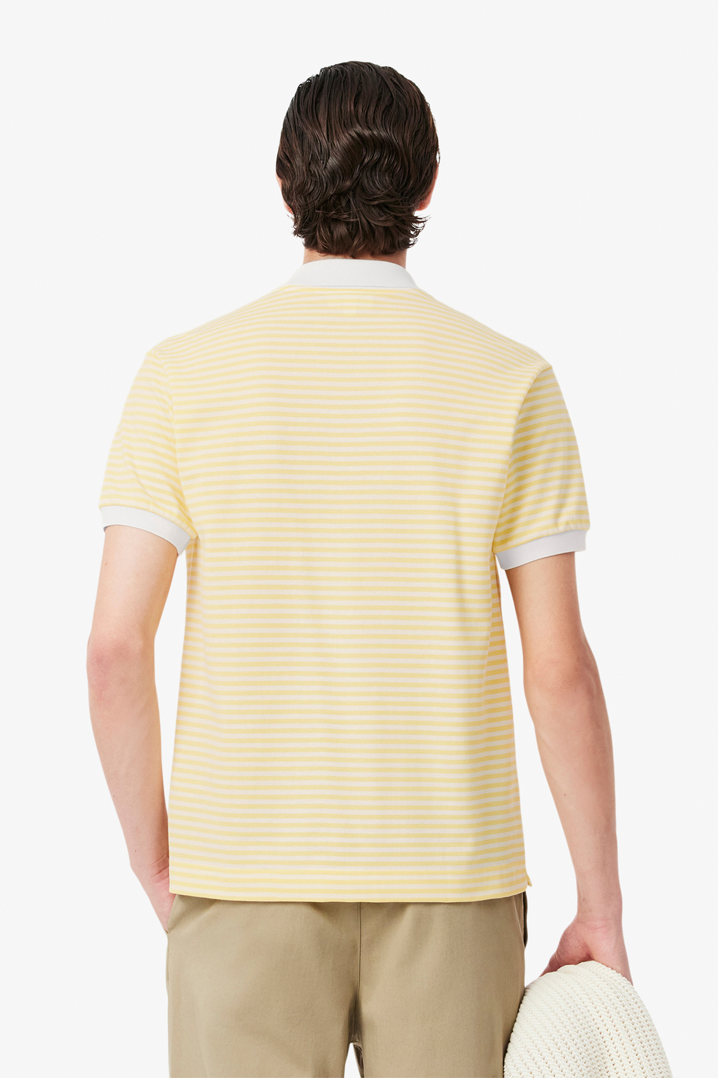 SHORTSLEEVE POLO WHITE/YELLOW 2
