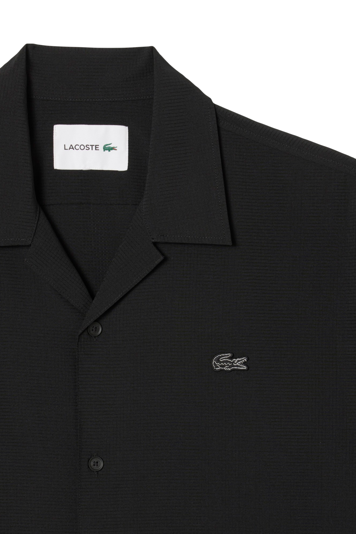 LONGSLEEVE WOVEN SHIRT BLACK 4