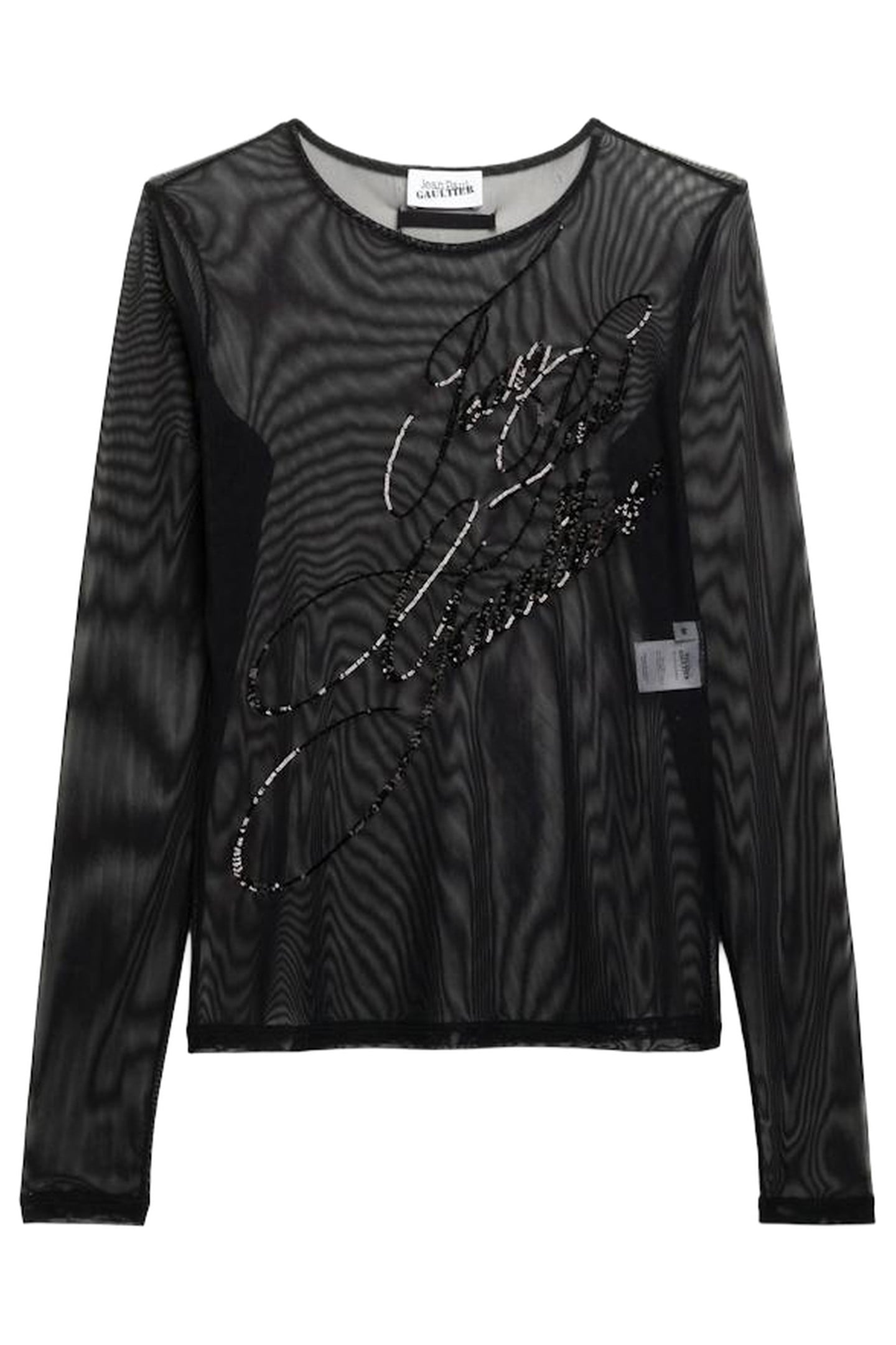 JEAN PAUL GAULTIER – SEQUIN TOP BLACK 1