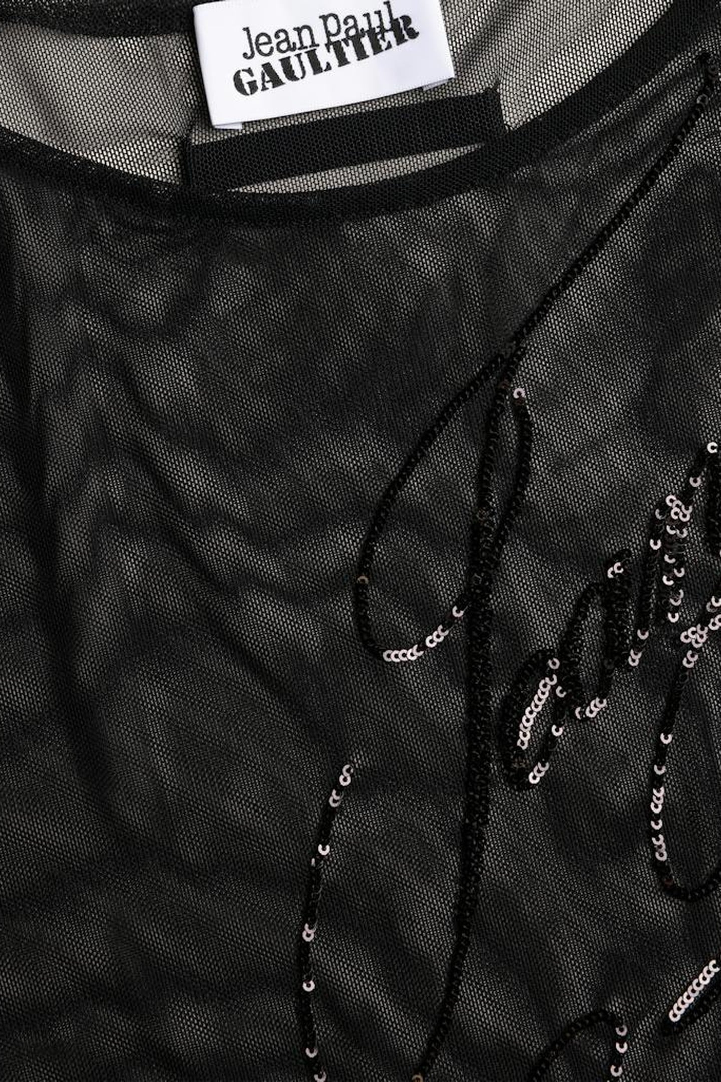 JEAN PAUL GAULTIER – SEQUIN TOP BLACK 3