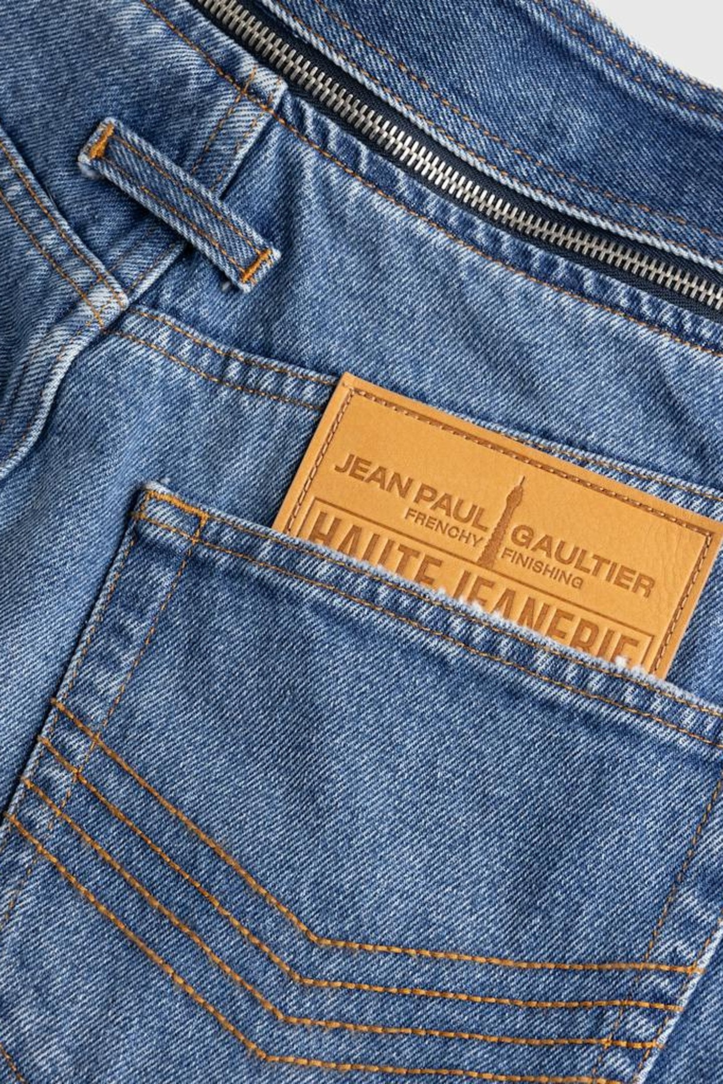 JEAN PAUL GAULTIER – BELTED DENIM JEANS 4