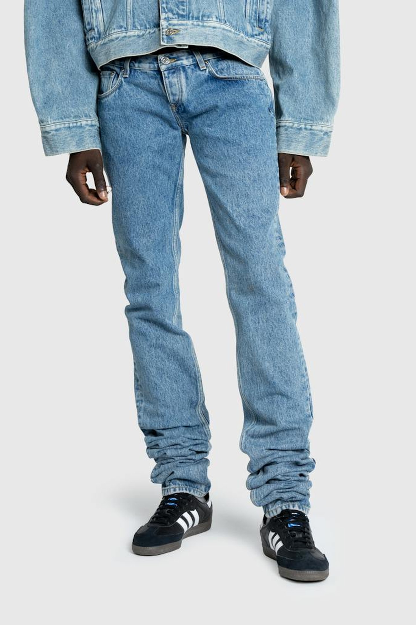 JEAN PAUL GAULTIER X SHAYNE OLIVER – SKINNY JEAN LIGHT BLUE 1