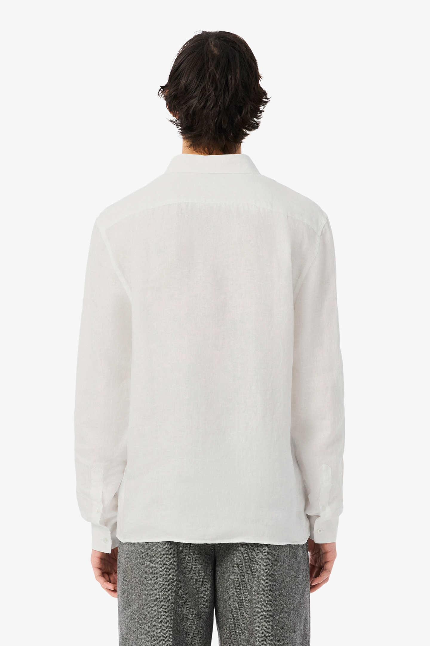 LONGSLEEVE WOVEN SHIRT WHITE 2