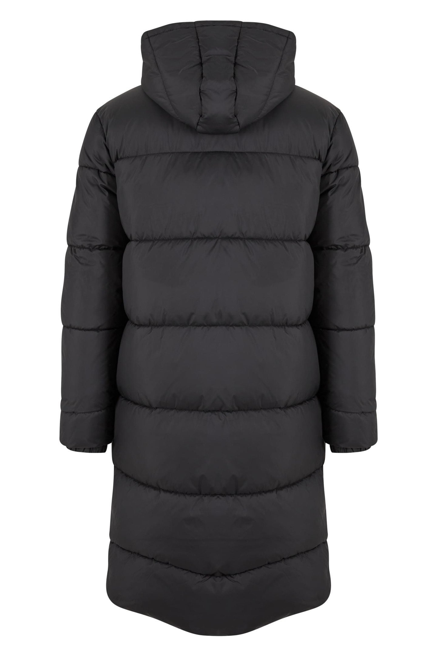MENS LONG PUFFER COAT BLACK 2