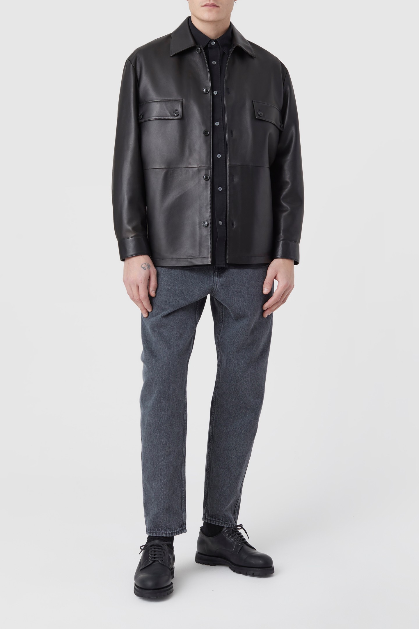 FORMAL ARMY SHIRT & BLOUSES BLACK 3