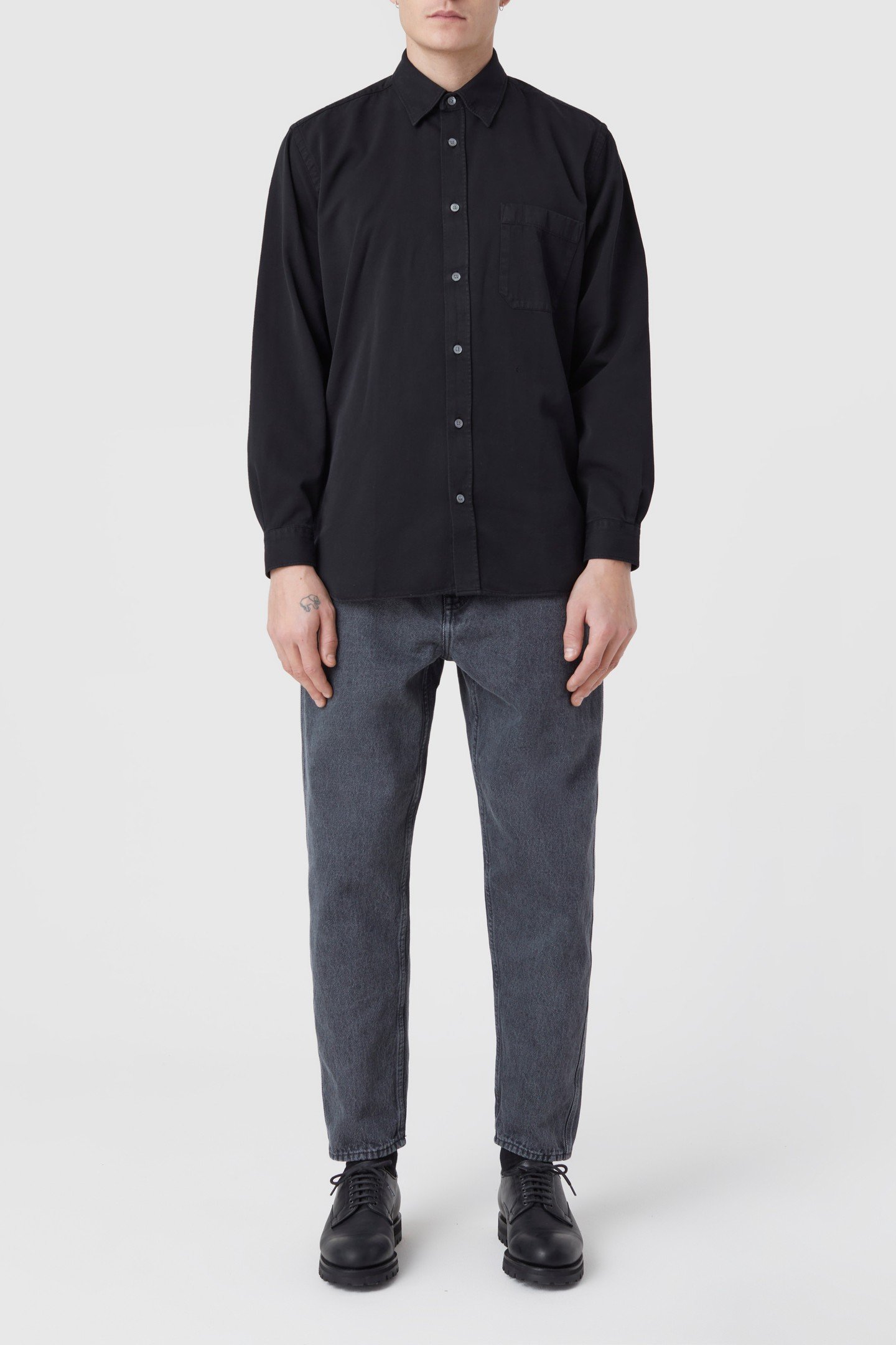 FORMAL ARMY SHIRT & BLOUSES BLACK 5