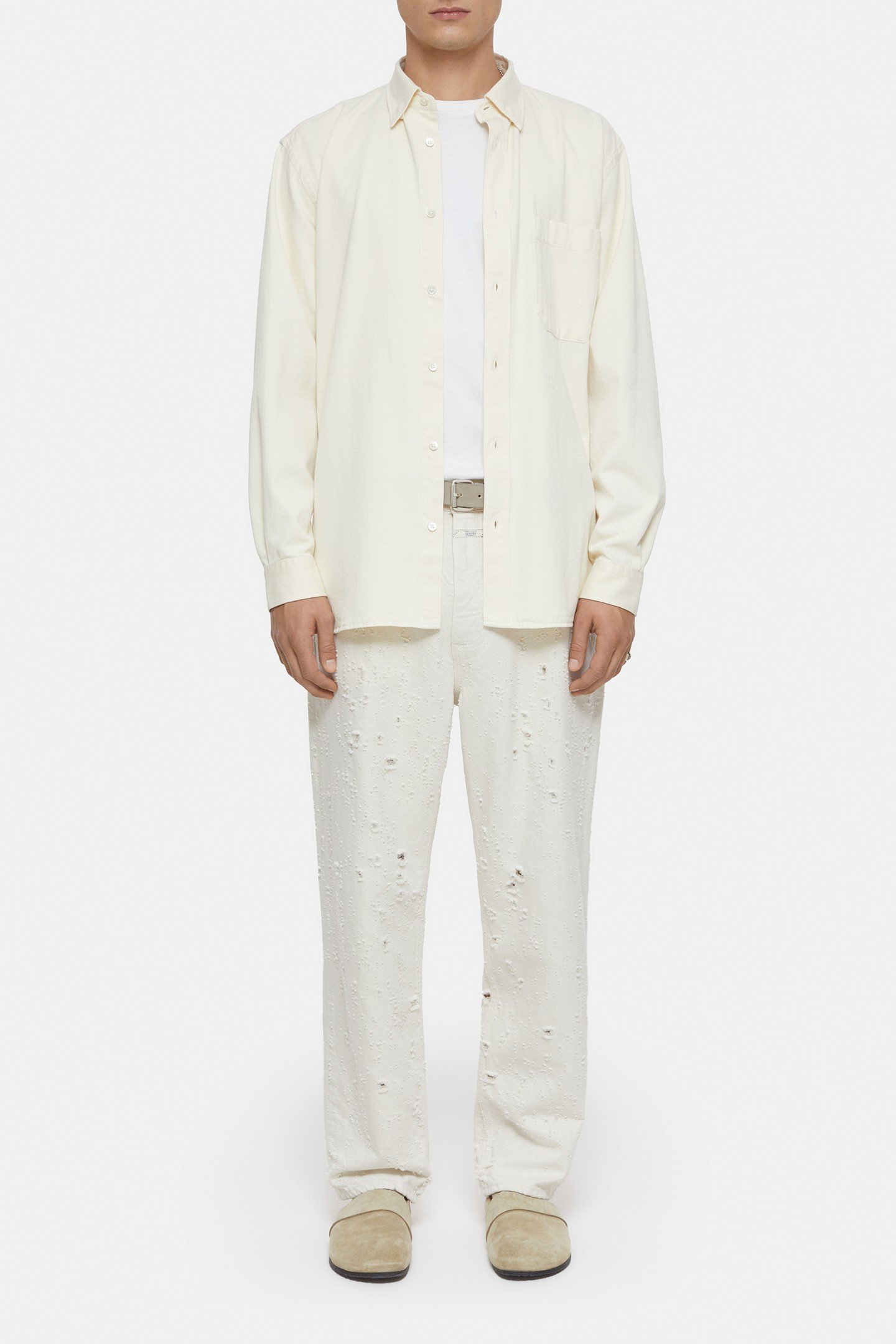 FORMAL ARMY SHIRT & BLOUSES ECRU 2