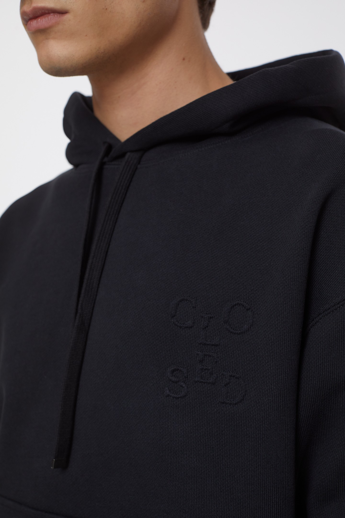 BOXY HOODIE T-SHIRTS BLACK 9