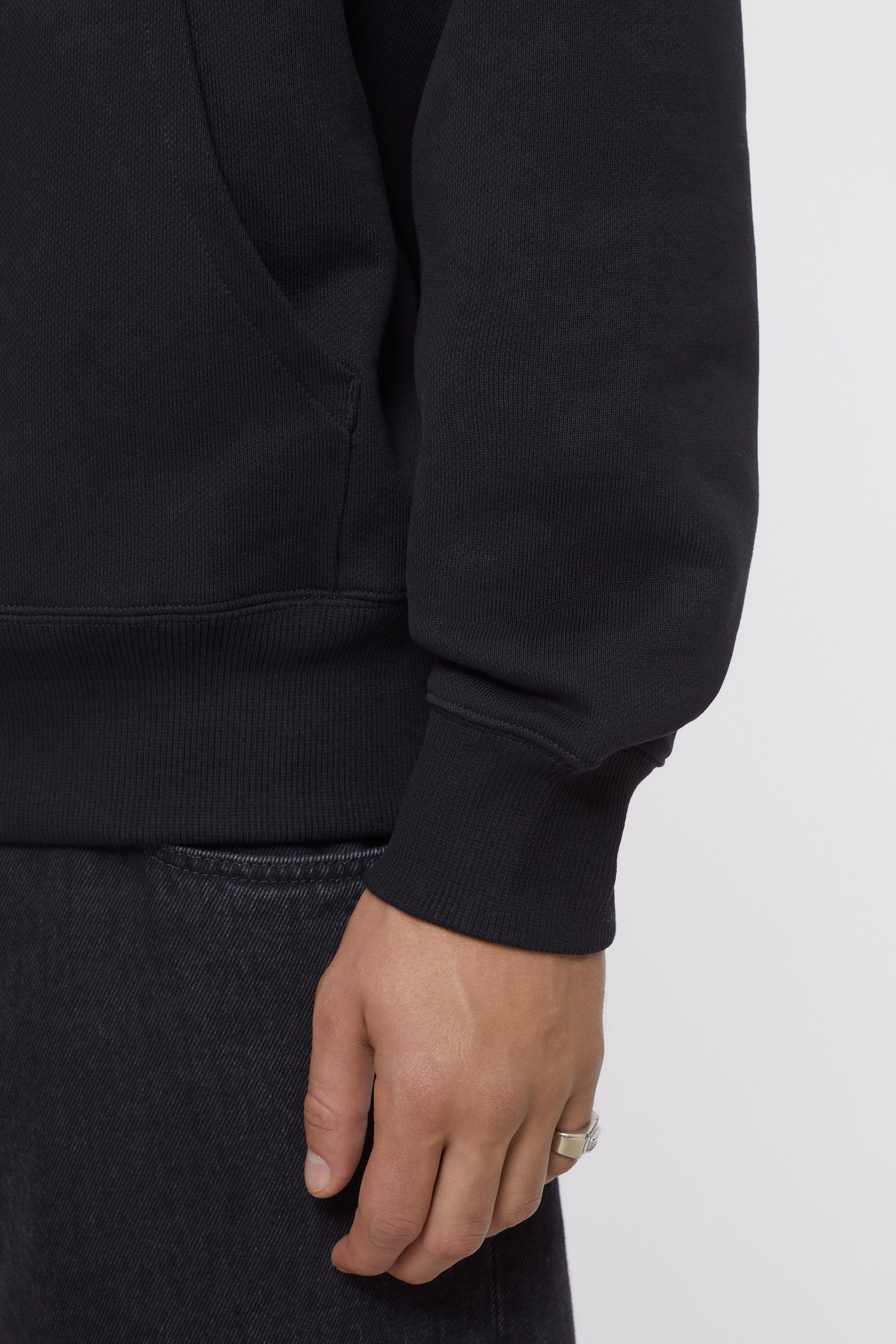 BOXY HOODIE T-SHIRTS BLACK 10