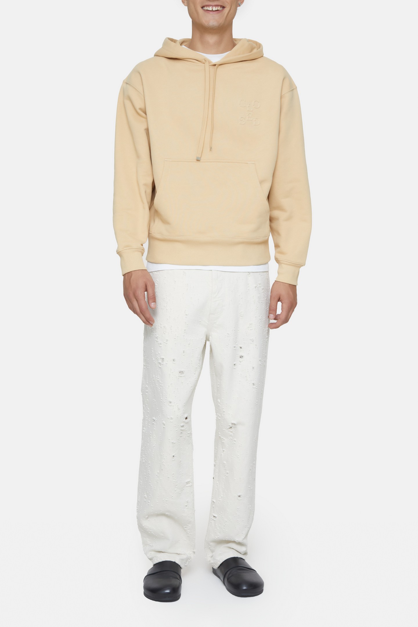 BOXY HOODIE T-SHIRTS HAY YELLOW 3