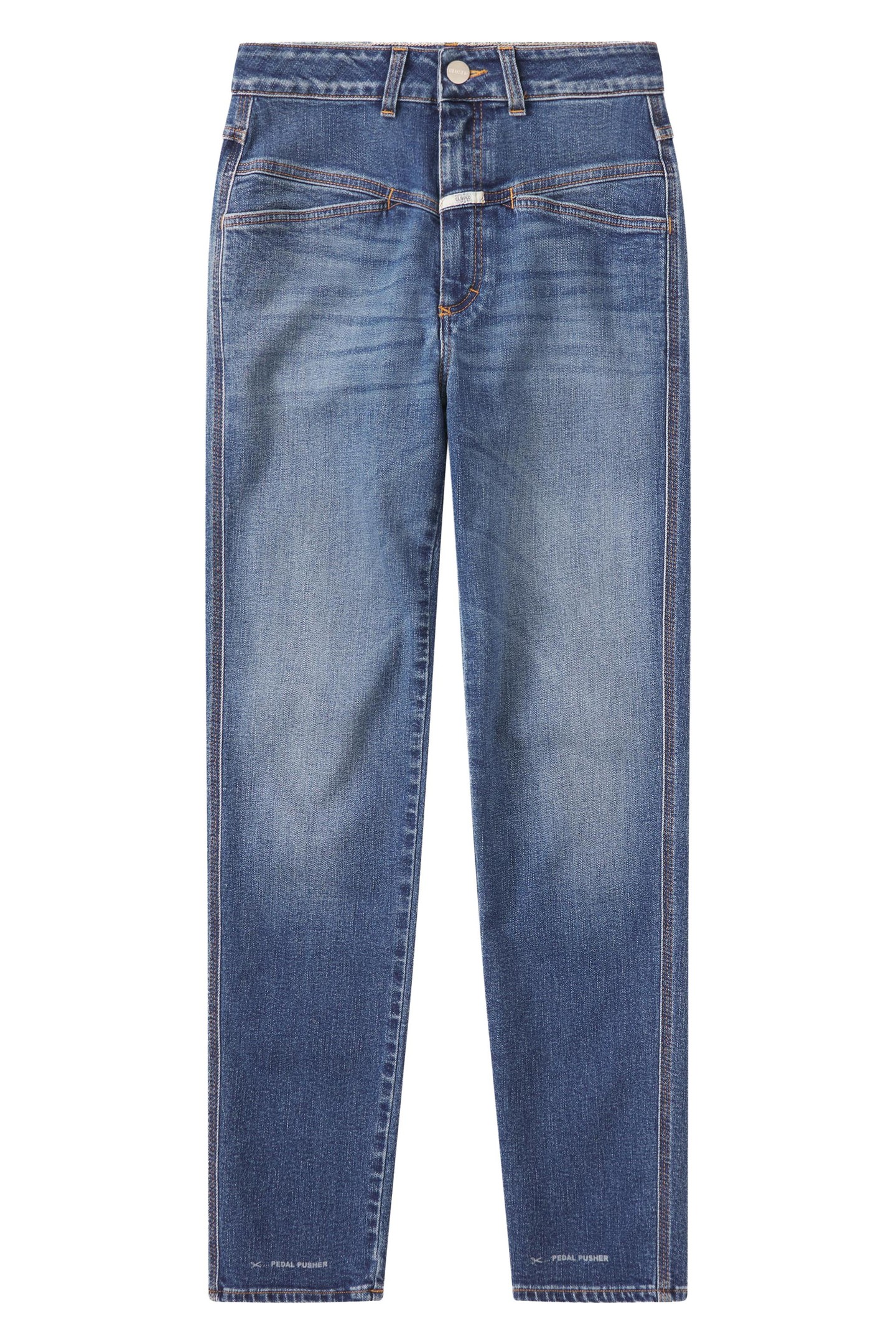 PEDAL PUSHER JEANS MID BLUE 7