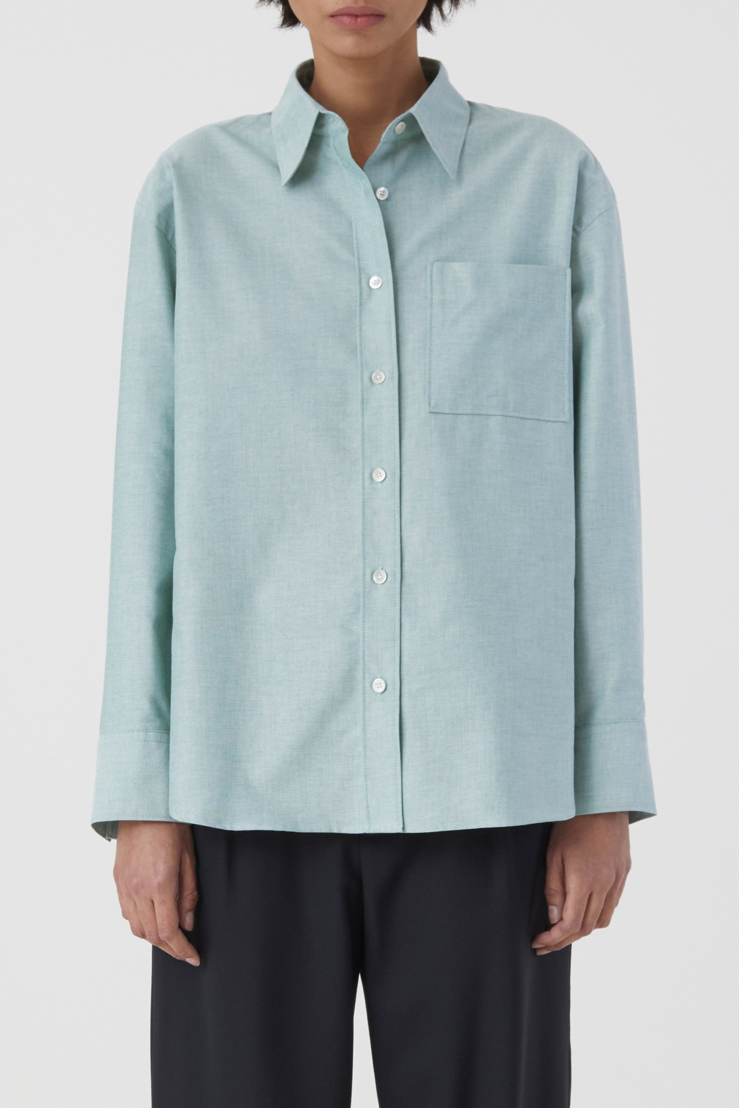 OVERSIZE SHIRT & BLOUSES NEW GREEN 4