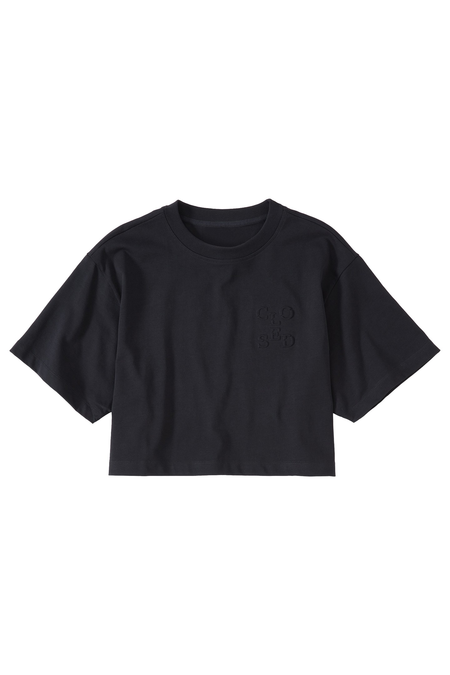CROPPPED T-SHIRT T-SHIRTS BLACK 5