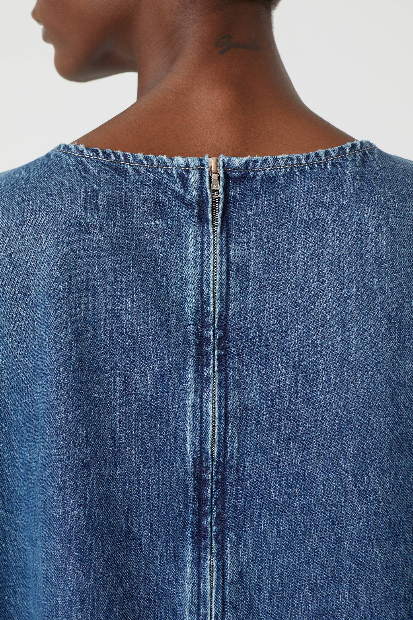 SHIFT DRESS DARK BLUE 6