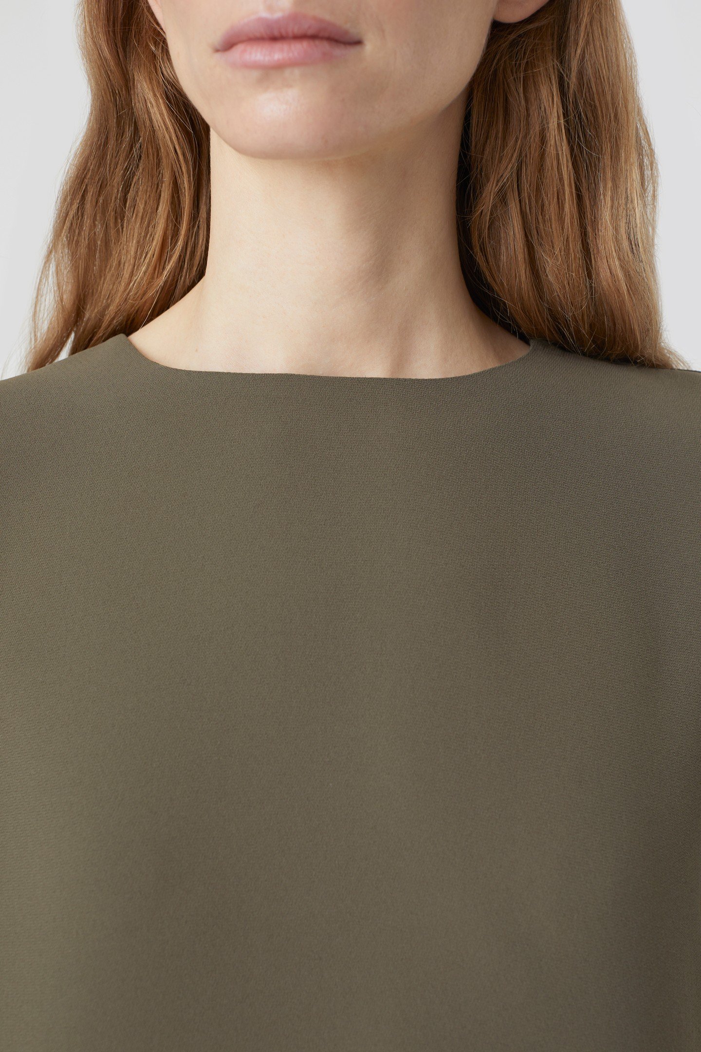 SHIFT DRESS ARMY GREEN 5