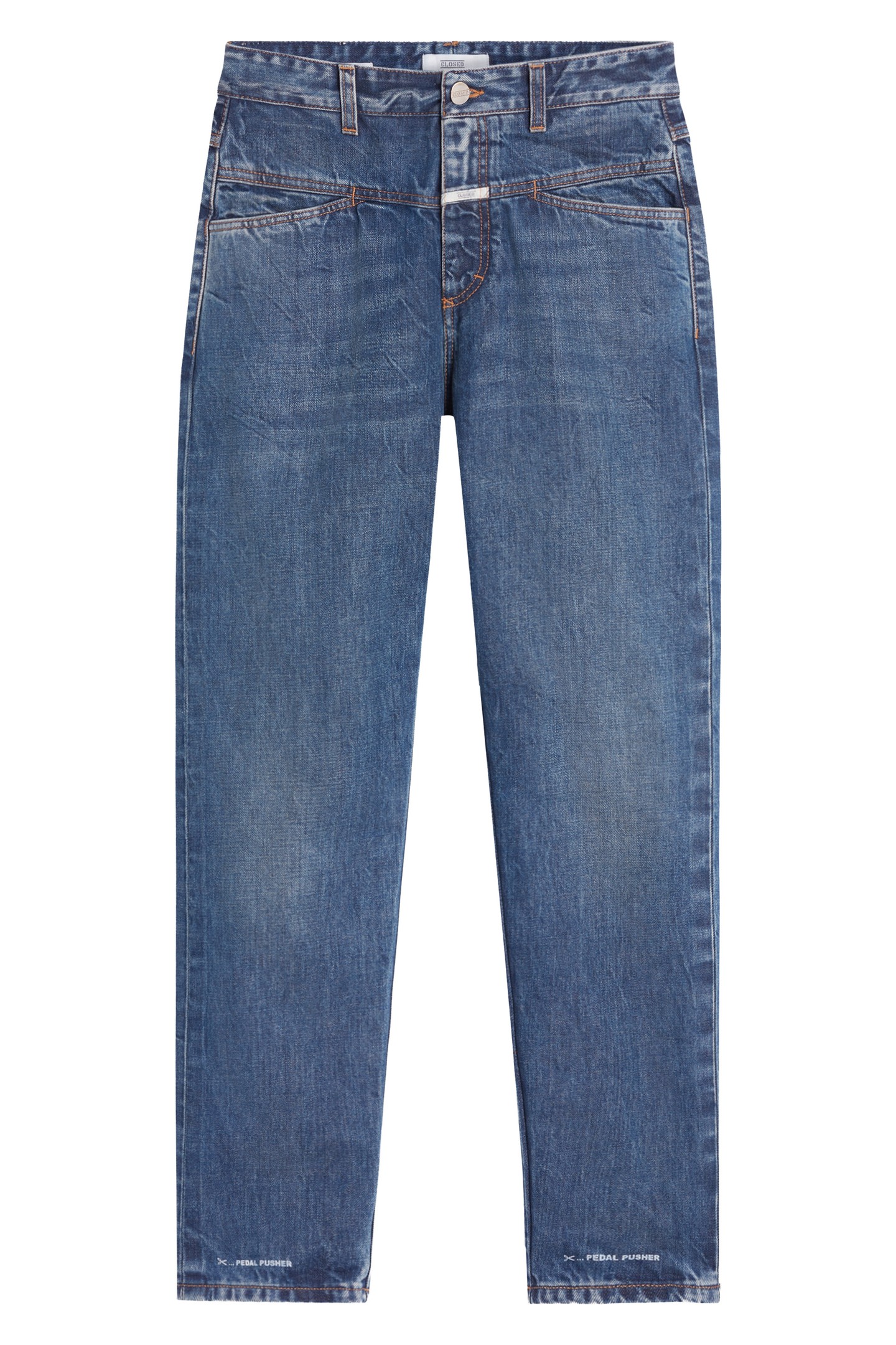 PEDAL PUSHER JEANS MID BLUE 7