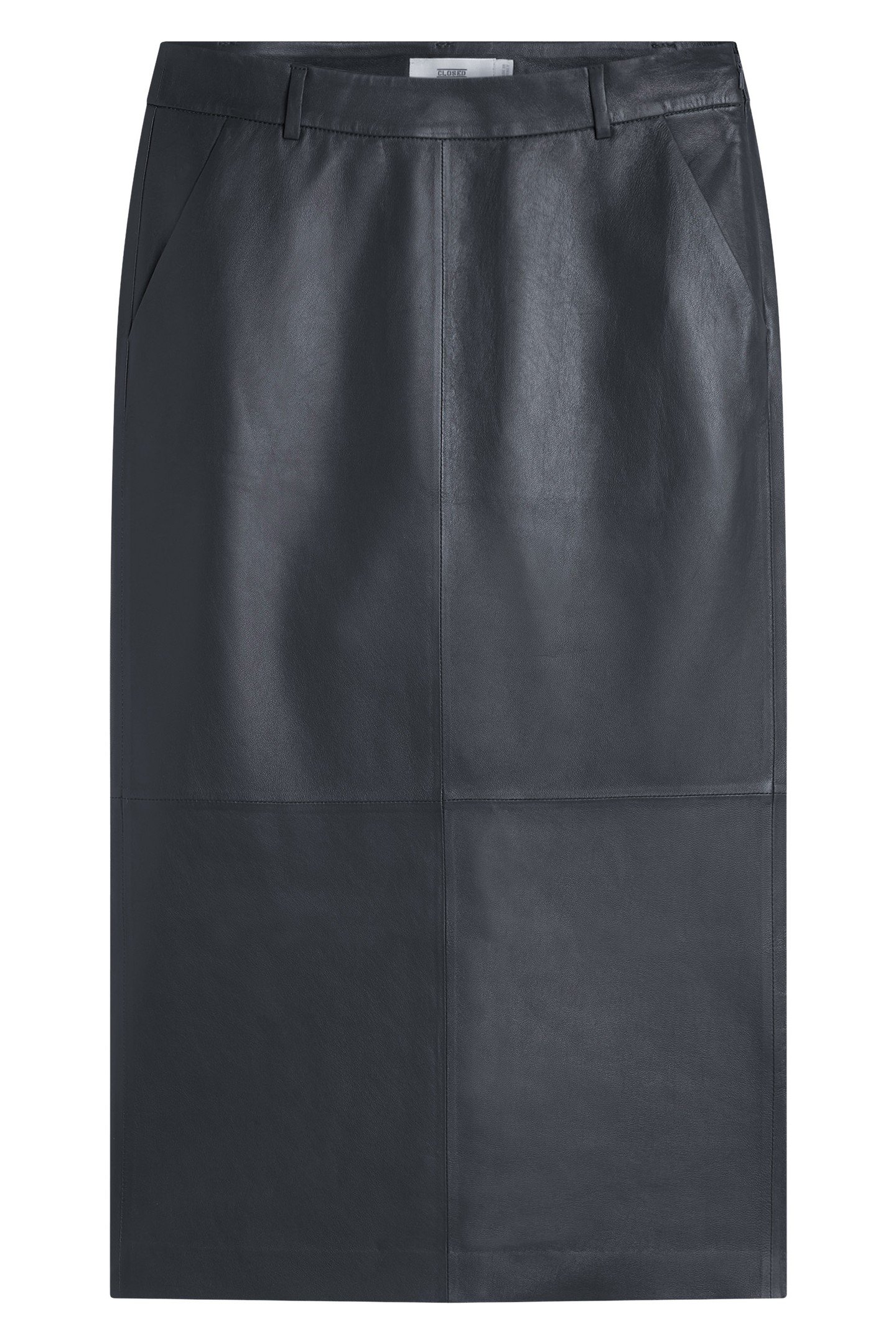 SLIM PENCIL SKIRT CHARCOAL 1