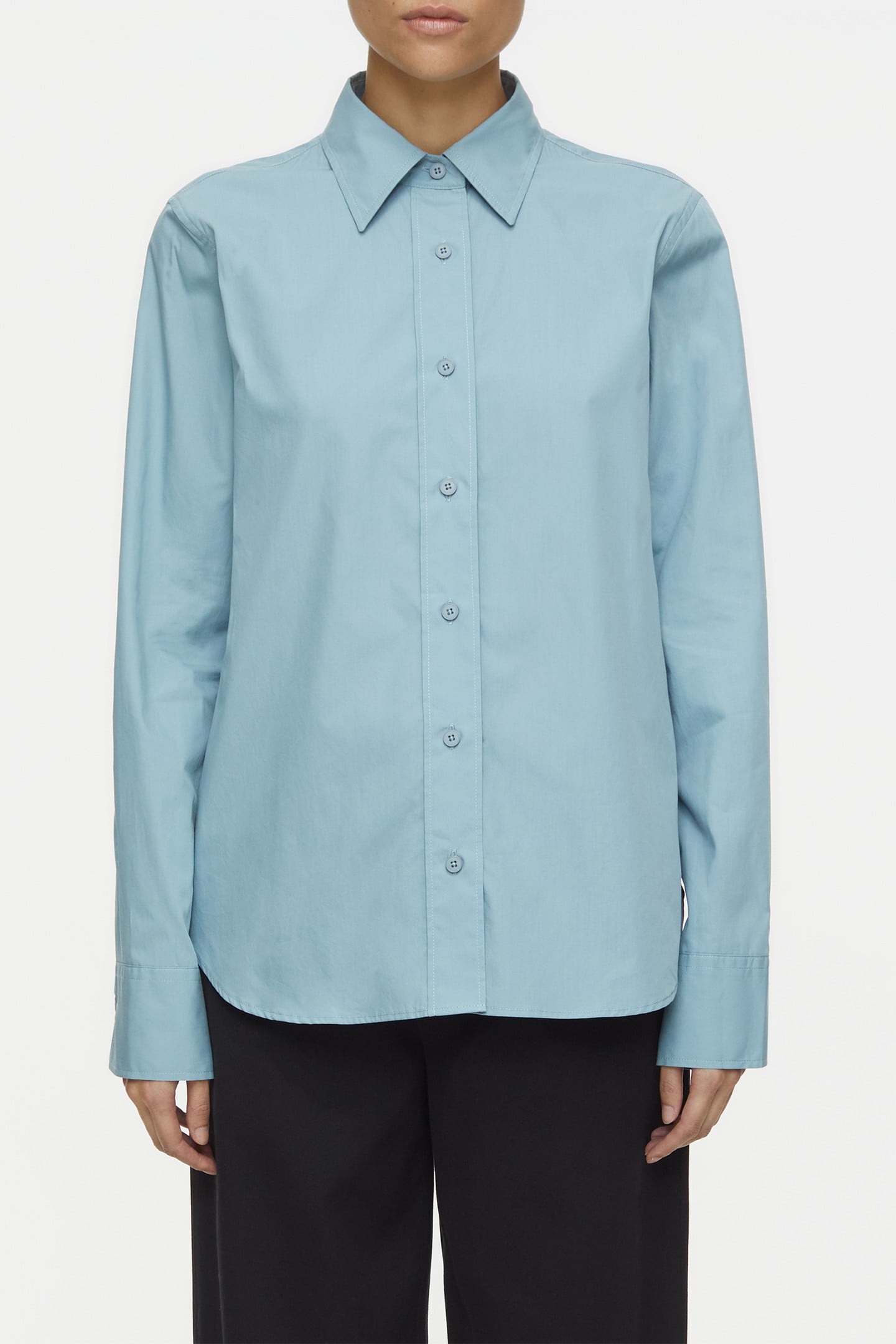 STRAIGHT FITTED SHIRT & BLOUSES BLUE WATER 1