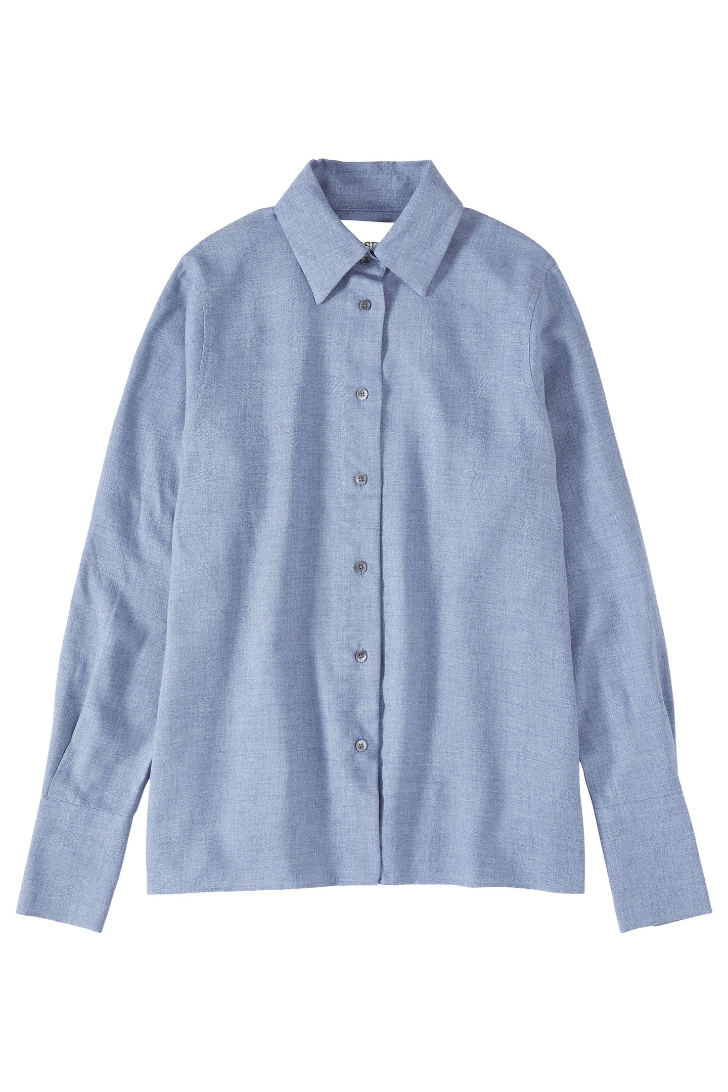 PLEAT BLOUSE SHIRT DARK NIGHT 4