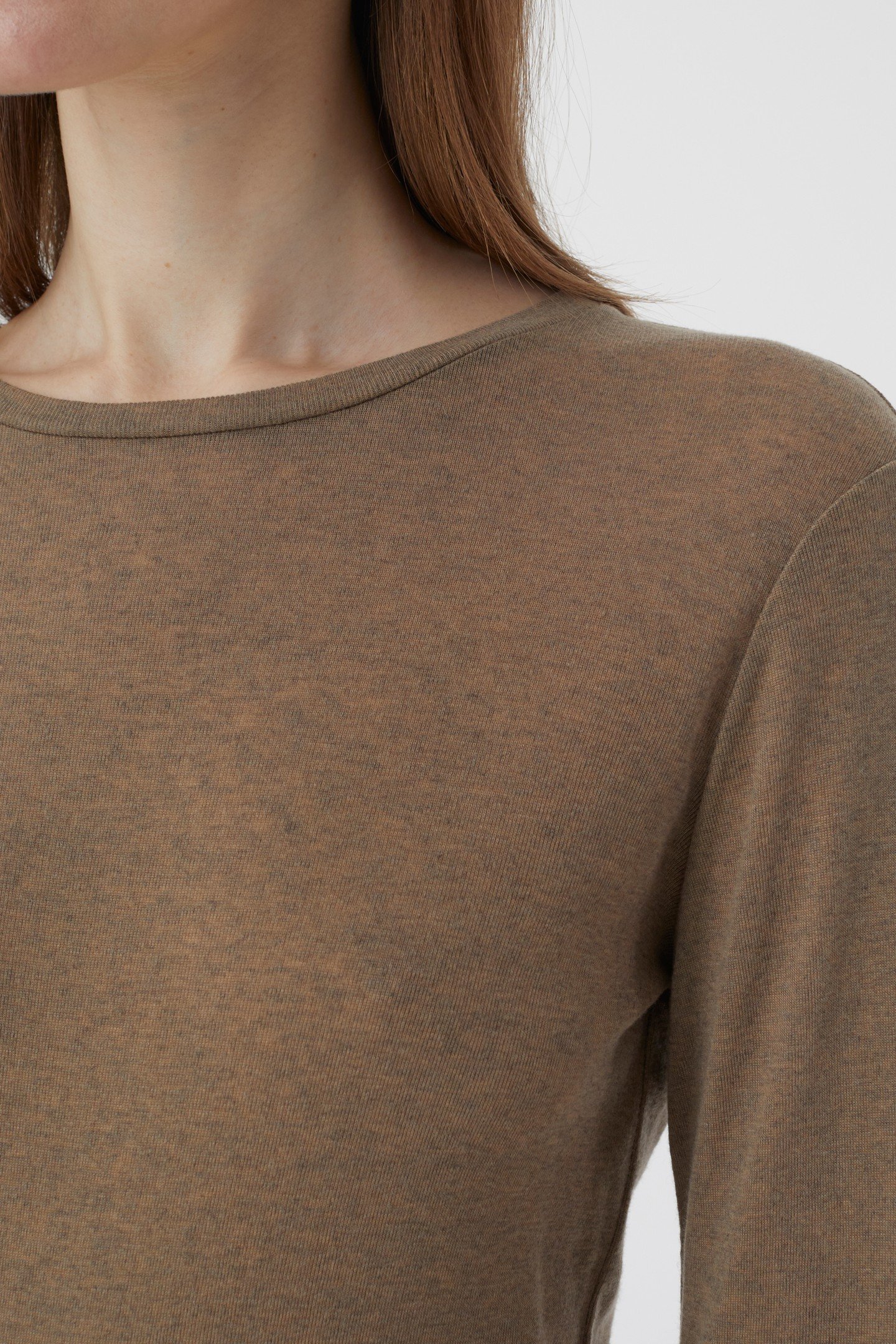 CREW NECK LONGSLEEVE T-SHIRTS OLD PINE 6