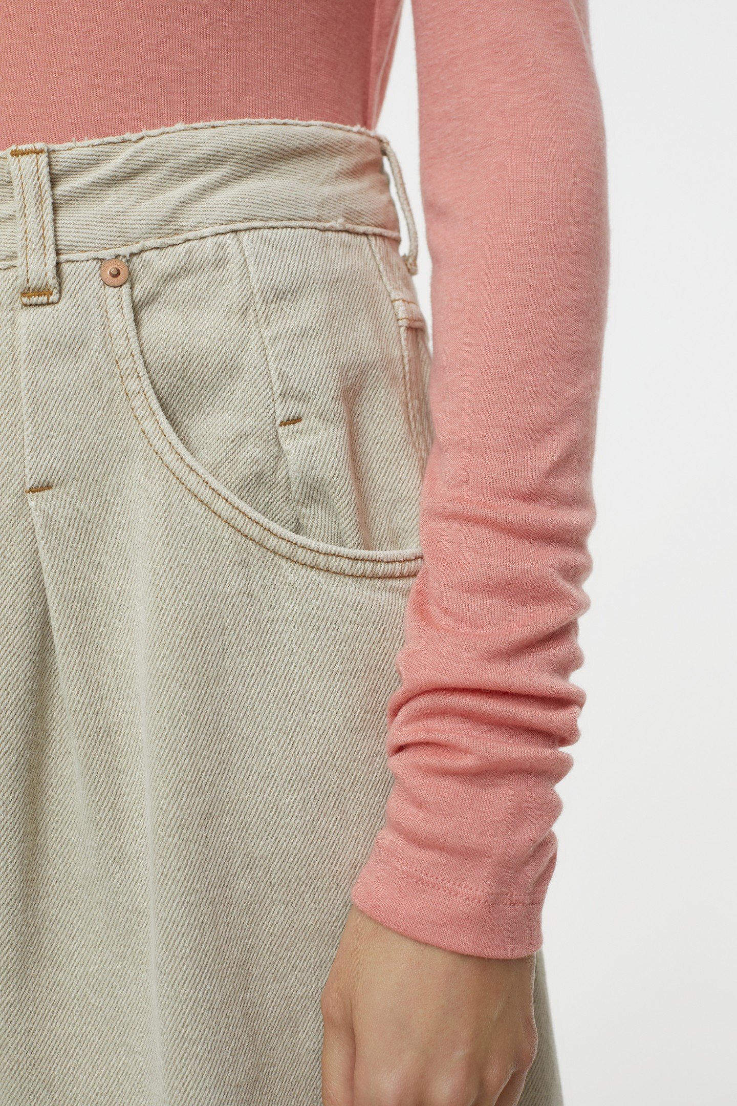 TURTLE NECK LONGSLEEVE T-SHIRTS ROSE DUST 3