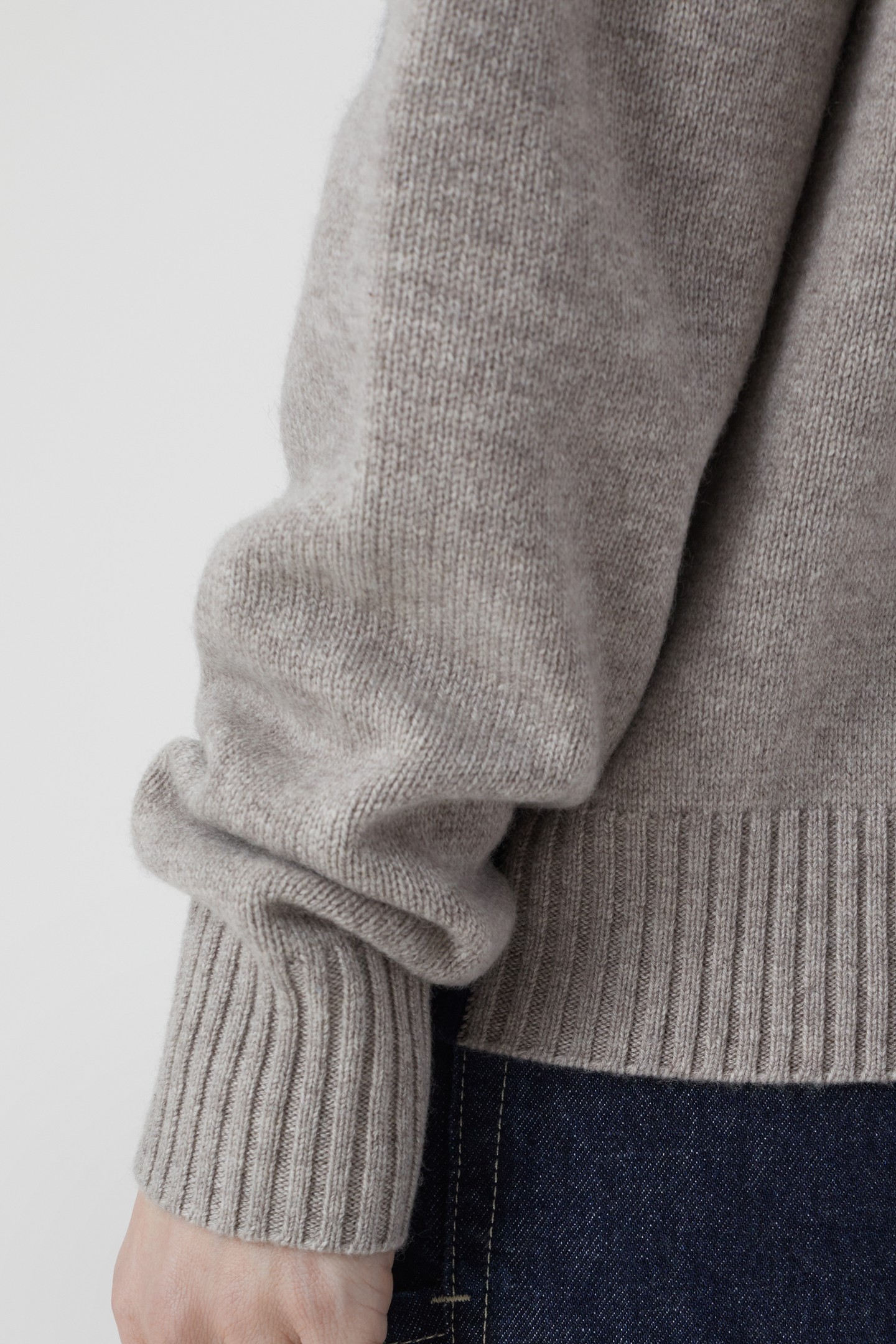 ROLL NECK LONG SLEEVE KNITS SPACE BLUE 6