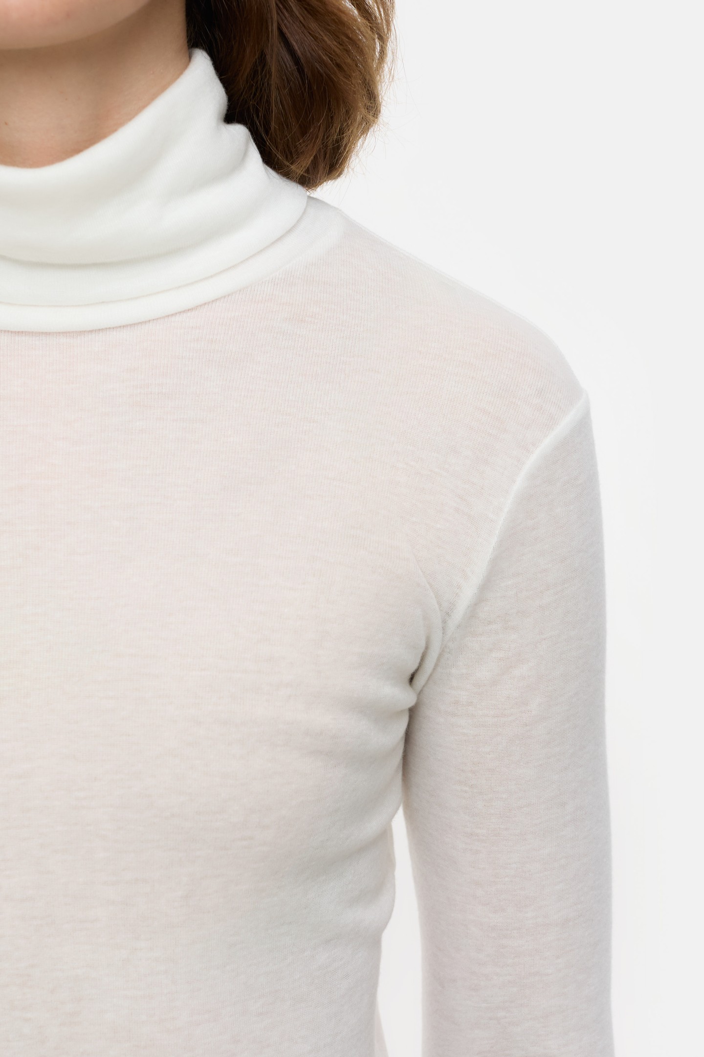 TURTLE NECK LONGSLEEVE T-SHIRTS IVORY 9
