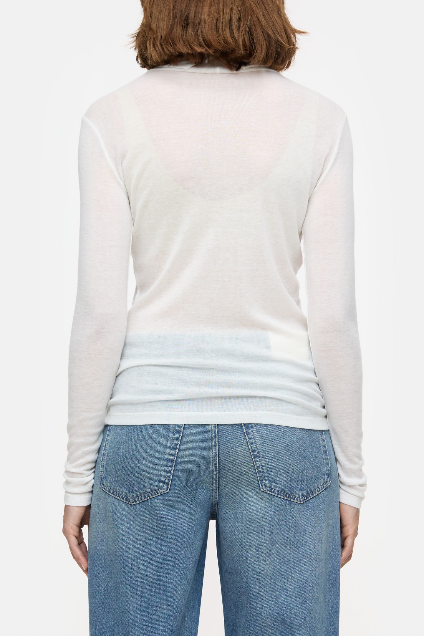 TURTLE NECK LONGSLEEVE T-SHIRTS IVORY 4