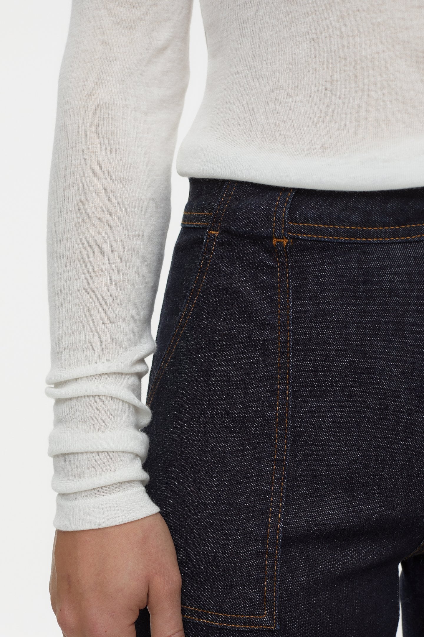 TURTLE NECK LONGSLEEVE T-SHIRTS IVORY 10