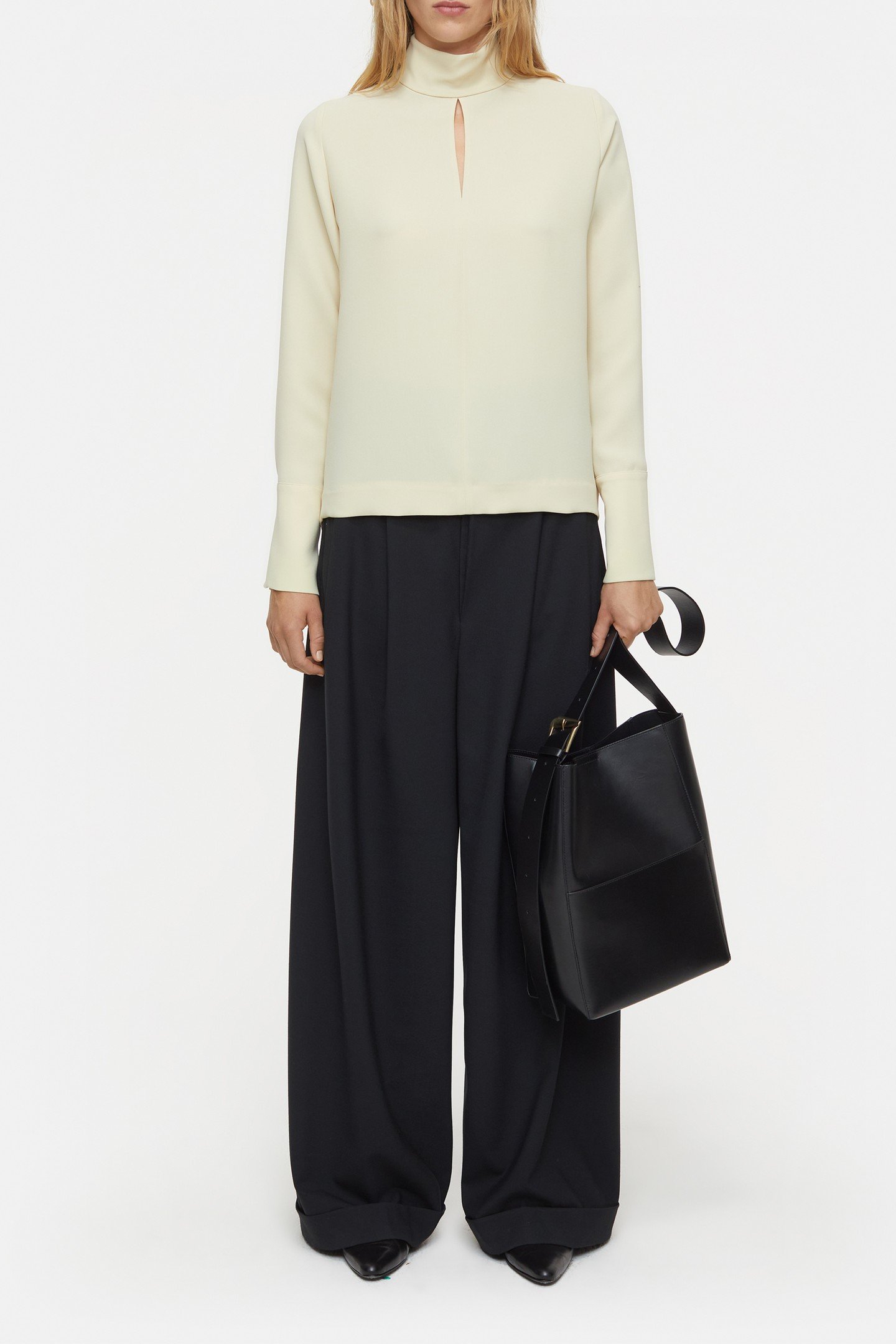 SLIT BLOUSE SHIRT SHELL 9