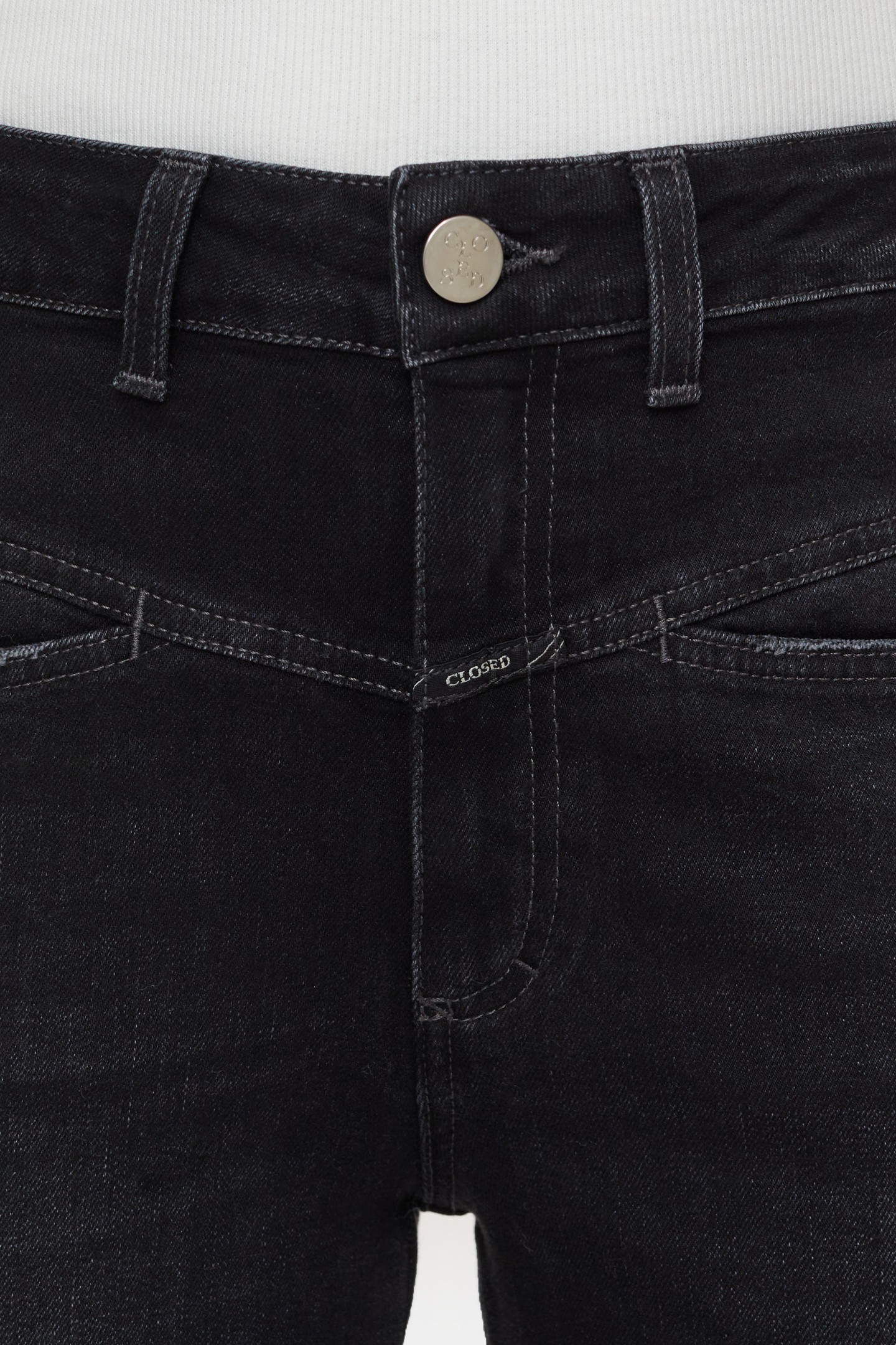 PEDAL PUSHER JEANS DARK GREY 4