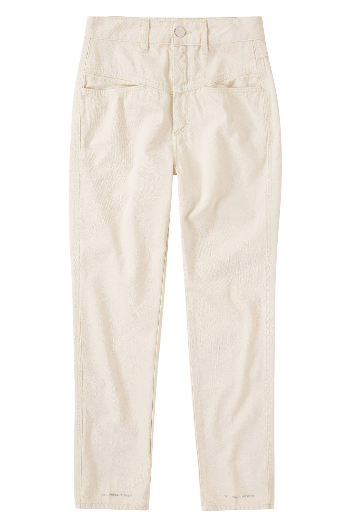 PEDAL PUSHER JEANS IVORY 6