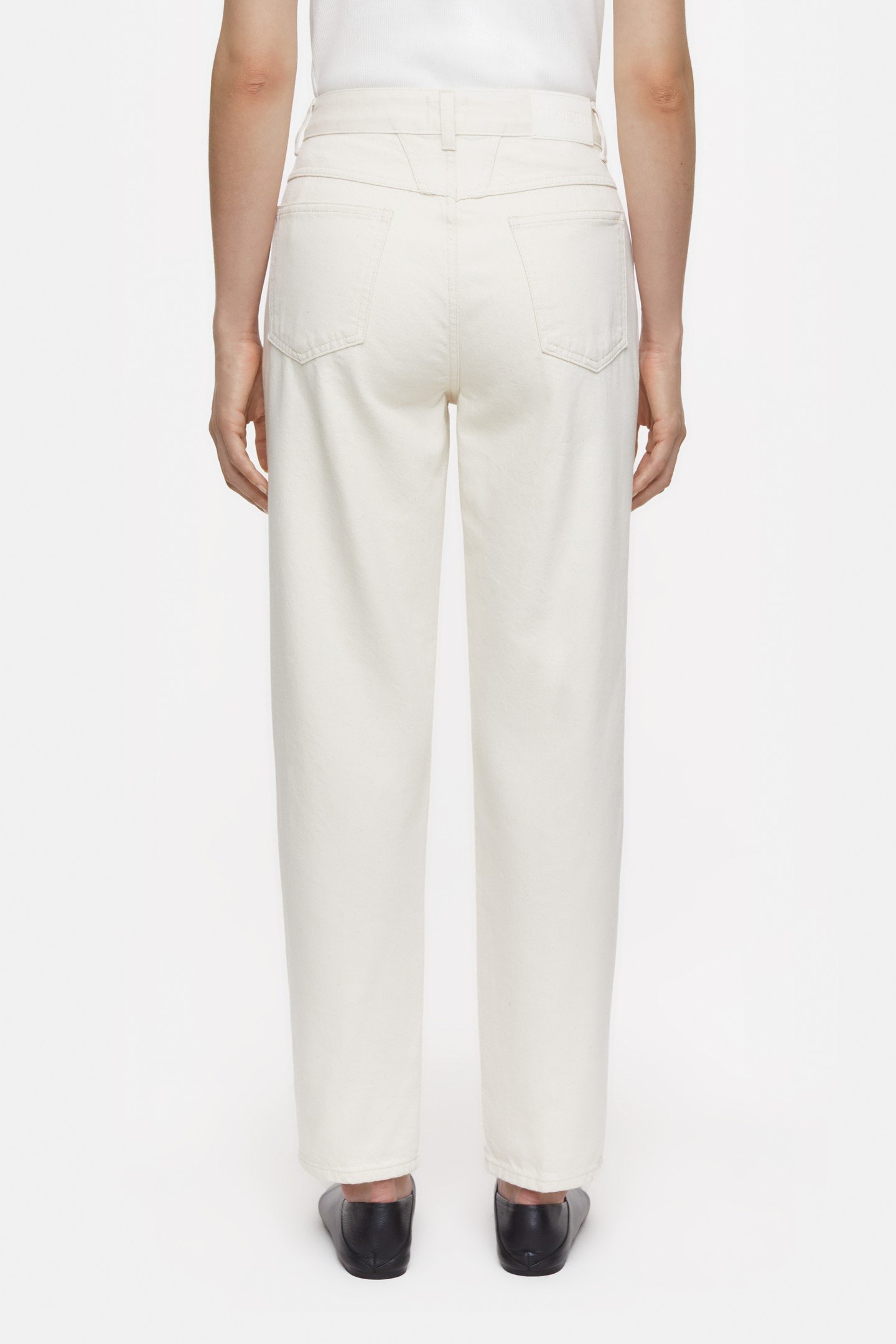 PEDAL PUSHER JEANS IVORY 4