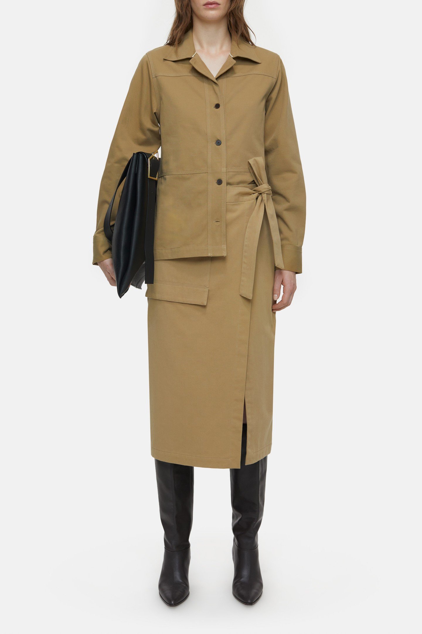 FITTED OVERSHIRT & BLOUSES TAUPE BEIGE 2