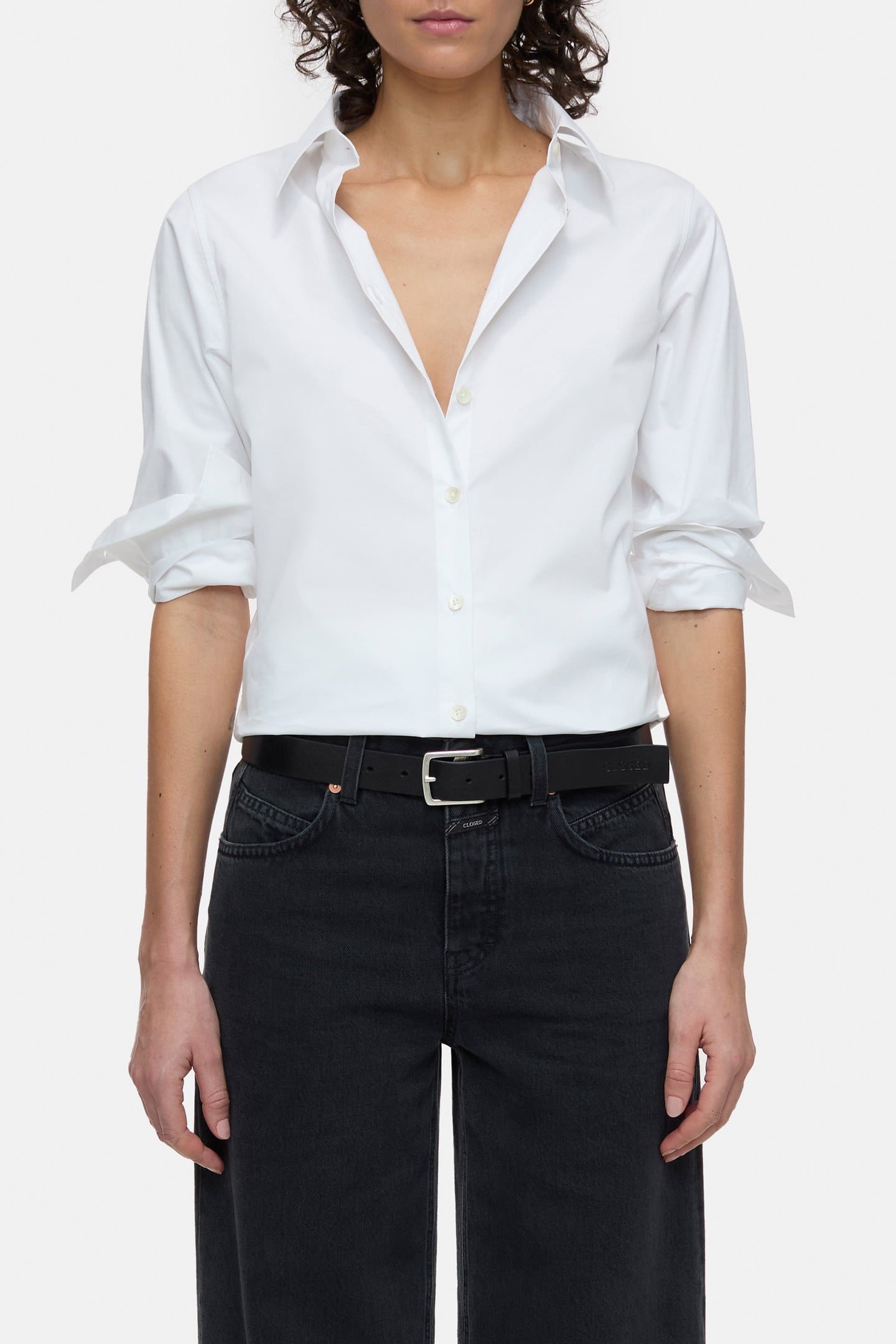 WAISTED SHIRT & BLOUSES WHITE 1