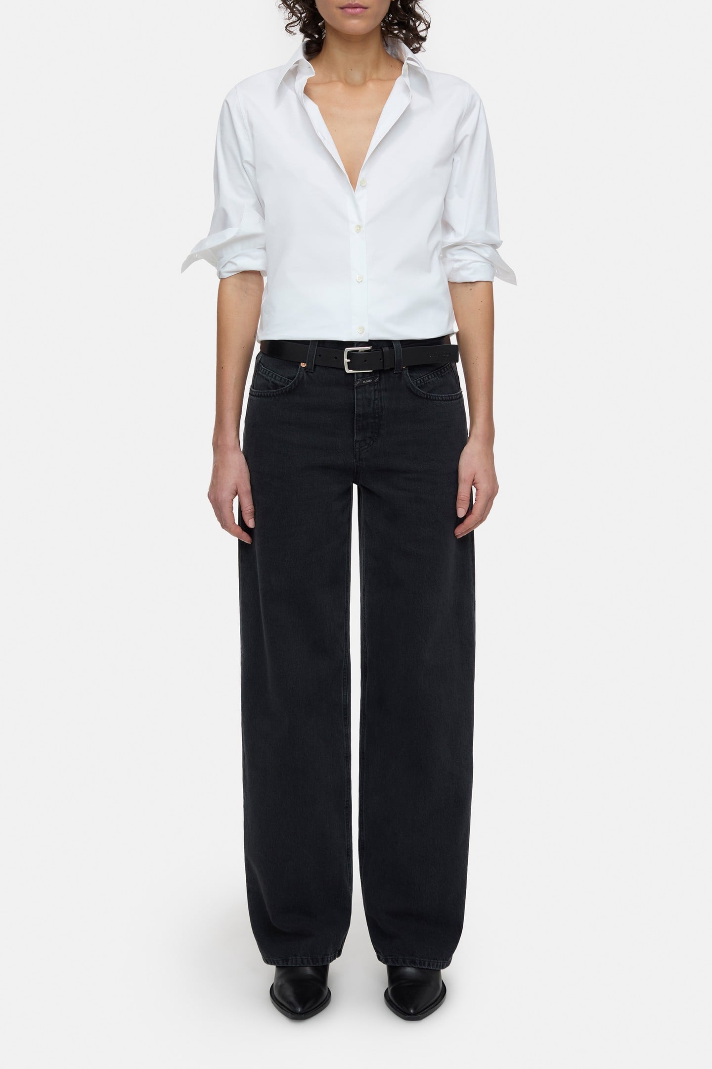 WAISTED SHIRT & BLOUSES WHITE 2