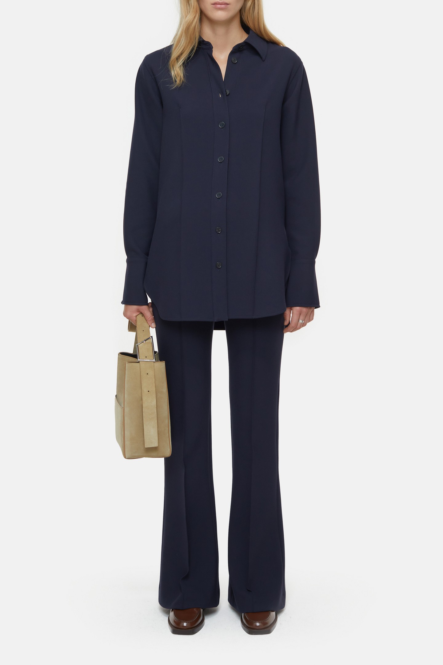 PINTUCK SHIRT BASIC SHIRTS & BLOUSES DARK NIGHT by Closed