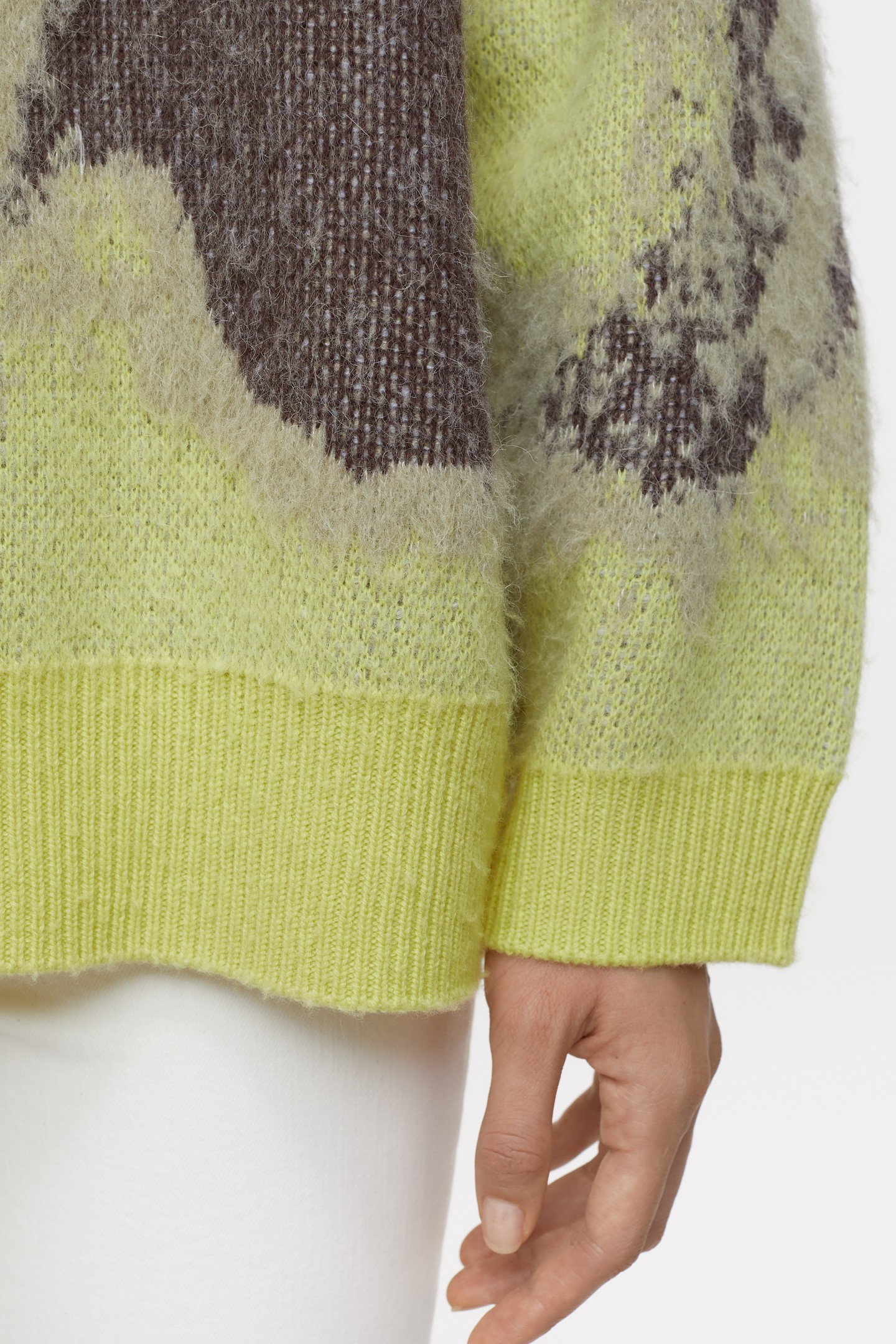 CREW NECK LONG SLEEVE KNITS PRIMARY YELLOW 9