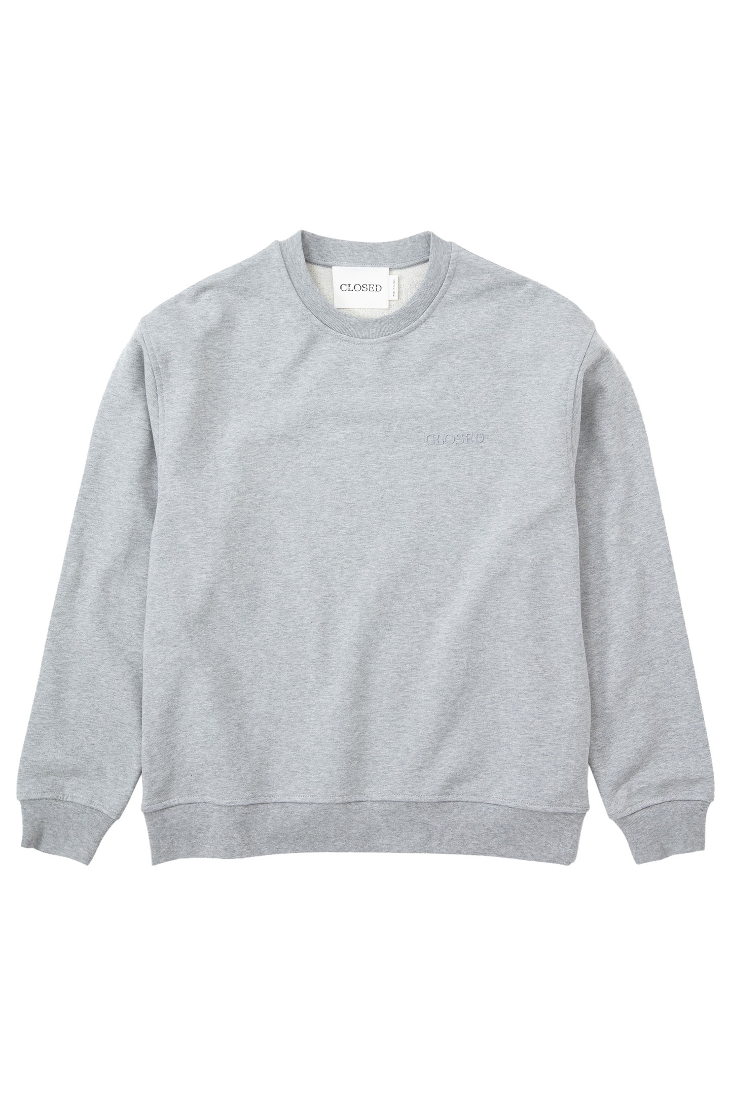 LOGO CREWNECK SWEAT T-SHIRTS LIGHT GREY MELANGE 6