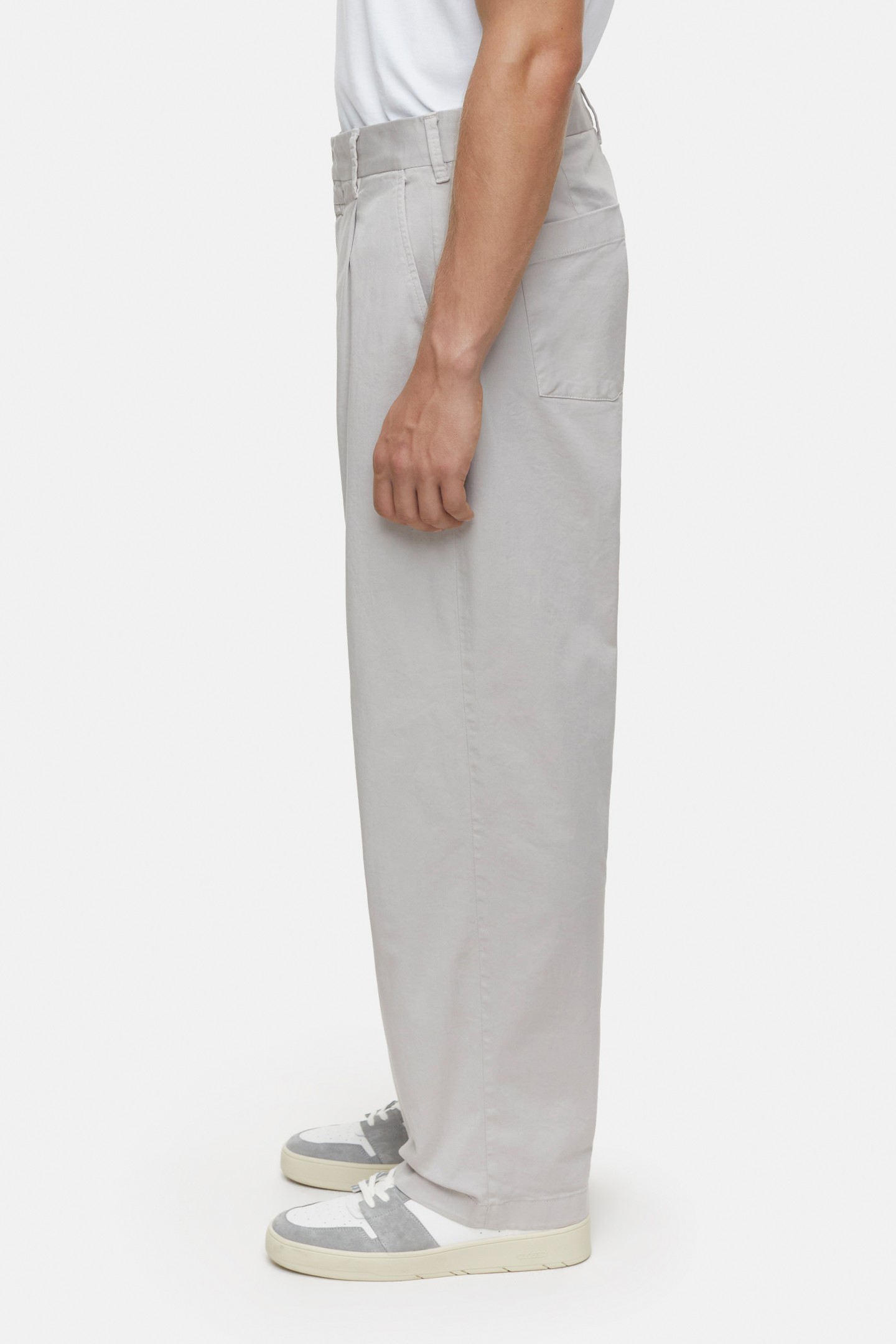 BLOMBERG WIDE PANTS CHALK GREY 5