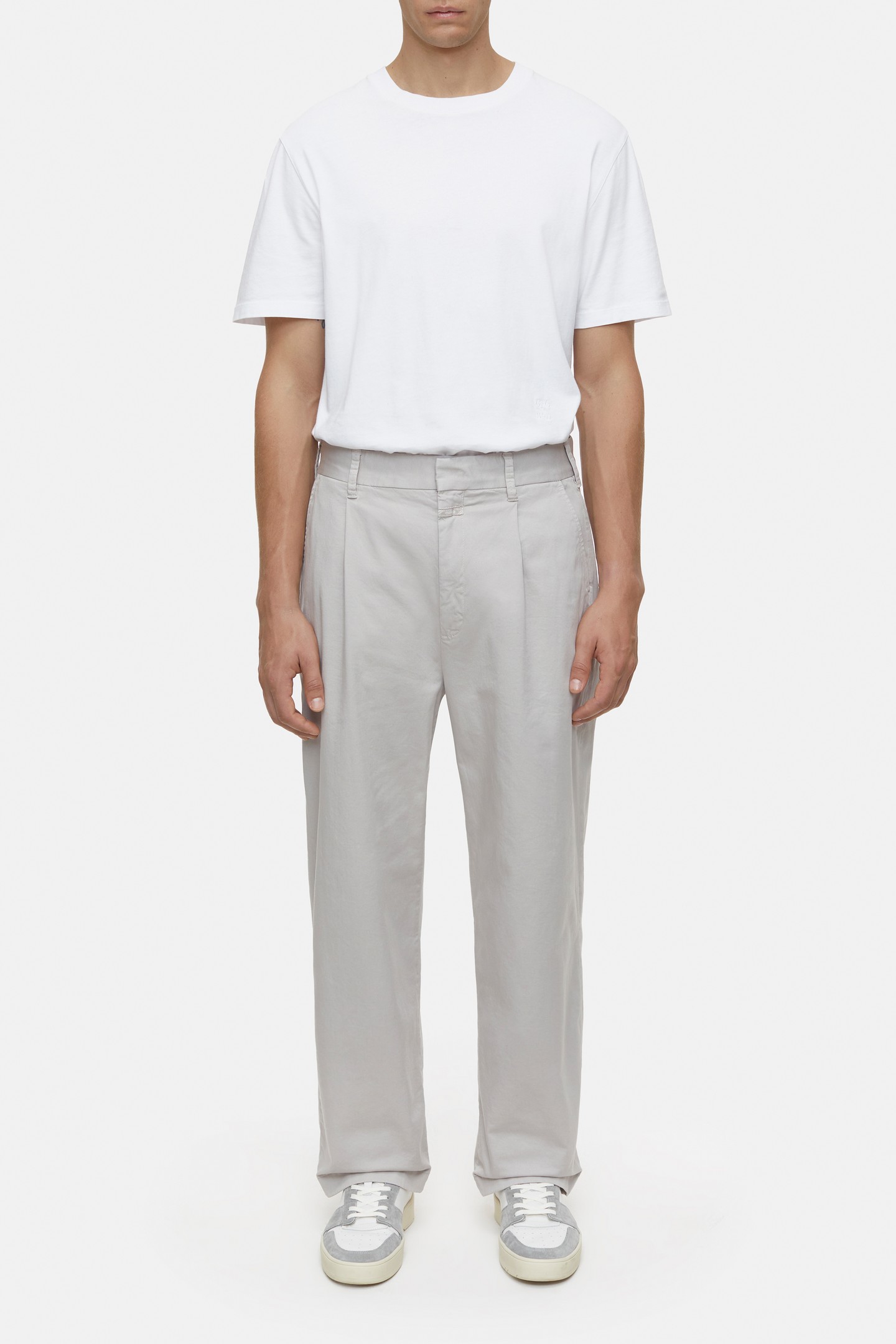 BLOMBERG WIDE PANTS CHALK GREY 1