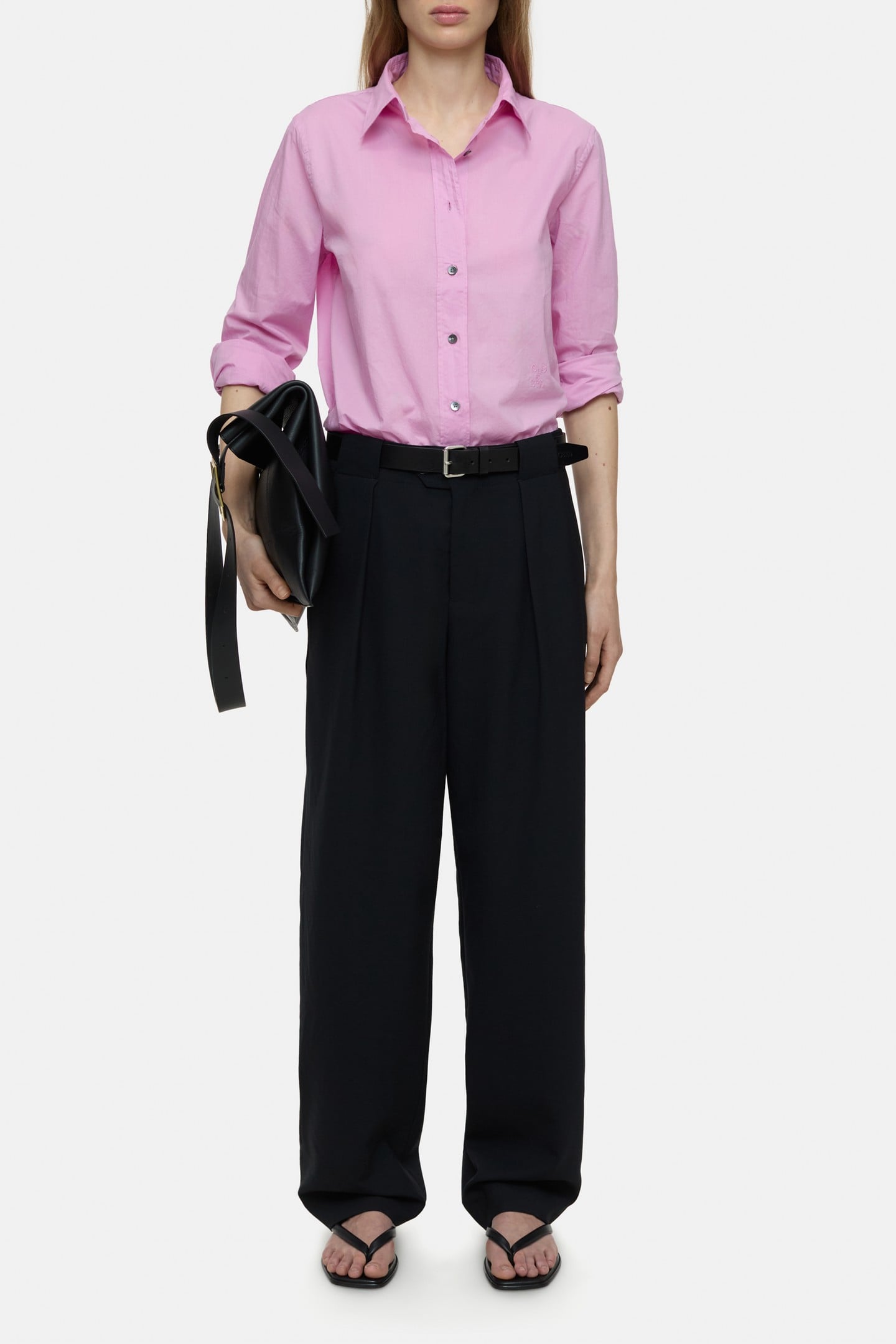 STRAIGHT FITTED SHIRT & BLOUSES PINK POENY 2