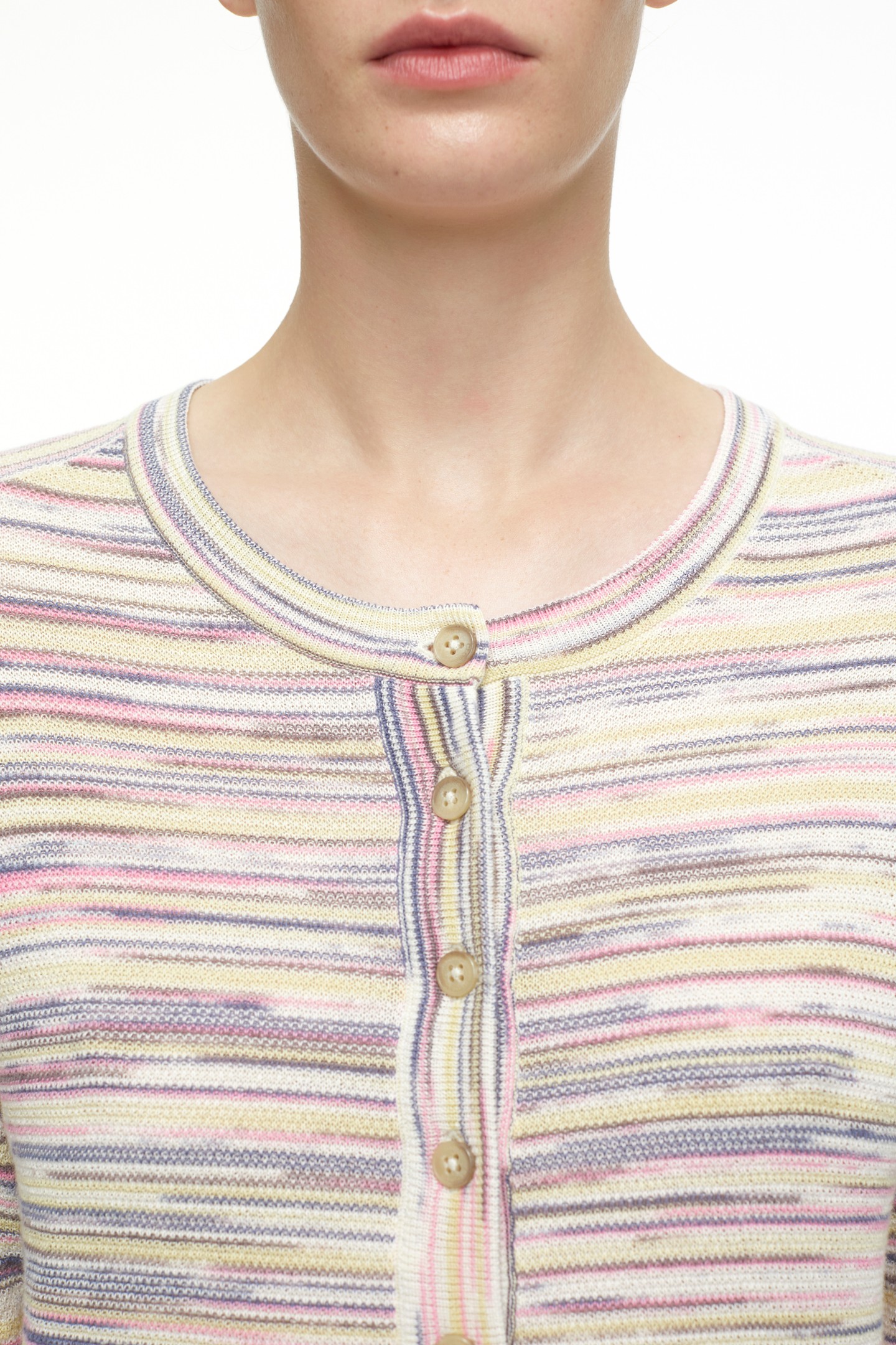HENLEY SHORT SLEEVE KNITS MULTI COLOUR 6
