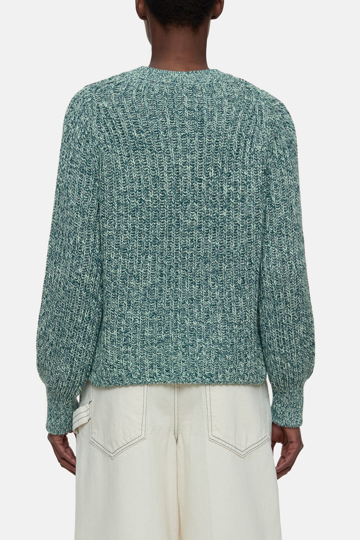 CREW NECK LONG SLEEVE KNITS MIDNIGHT LAKE 3