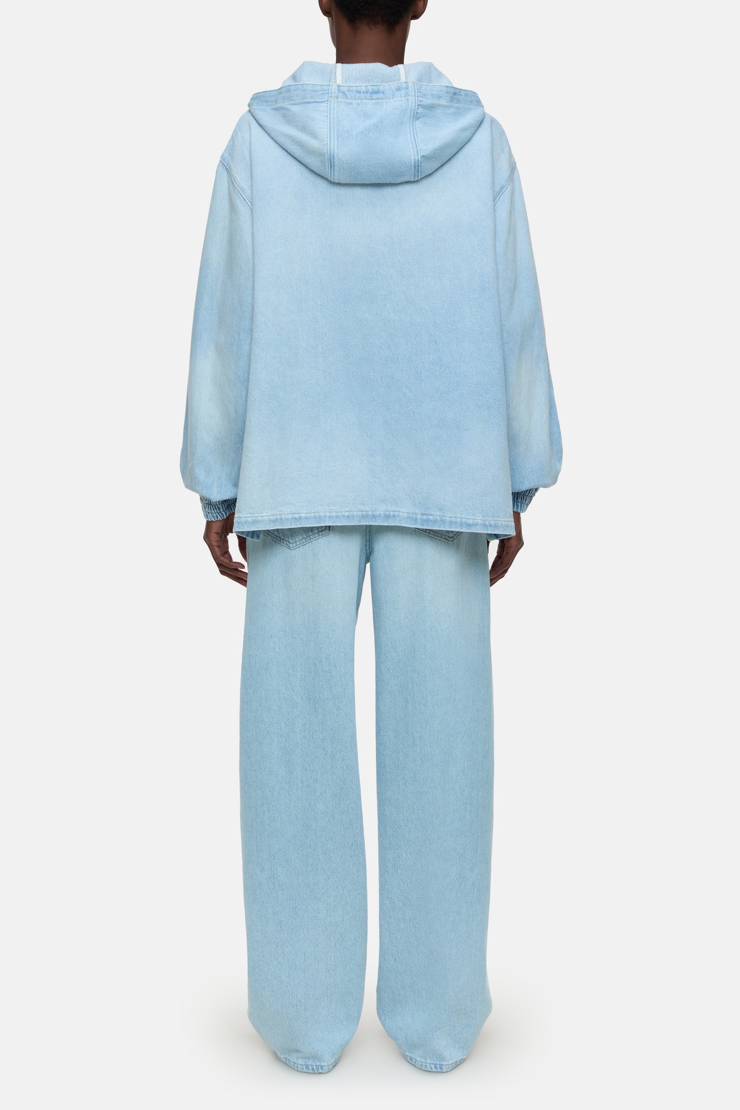 DENIM HOODIE LIGHT BLUE 3