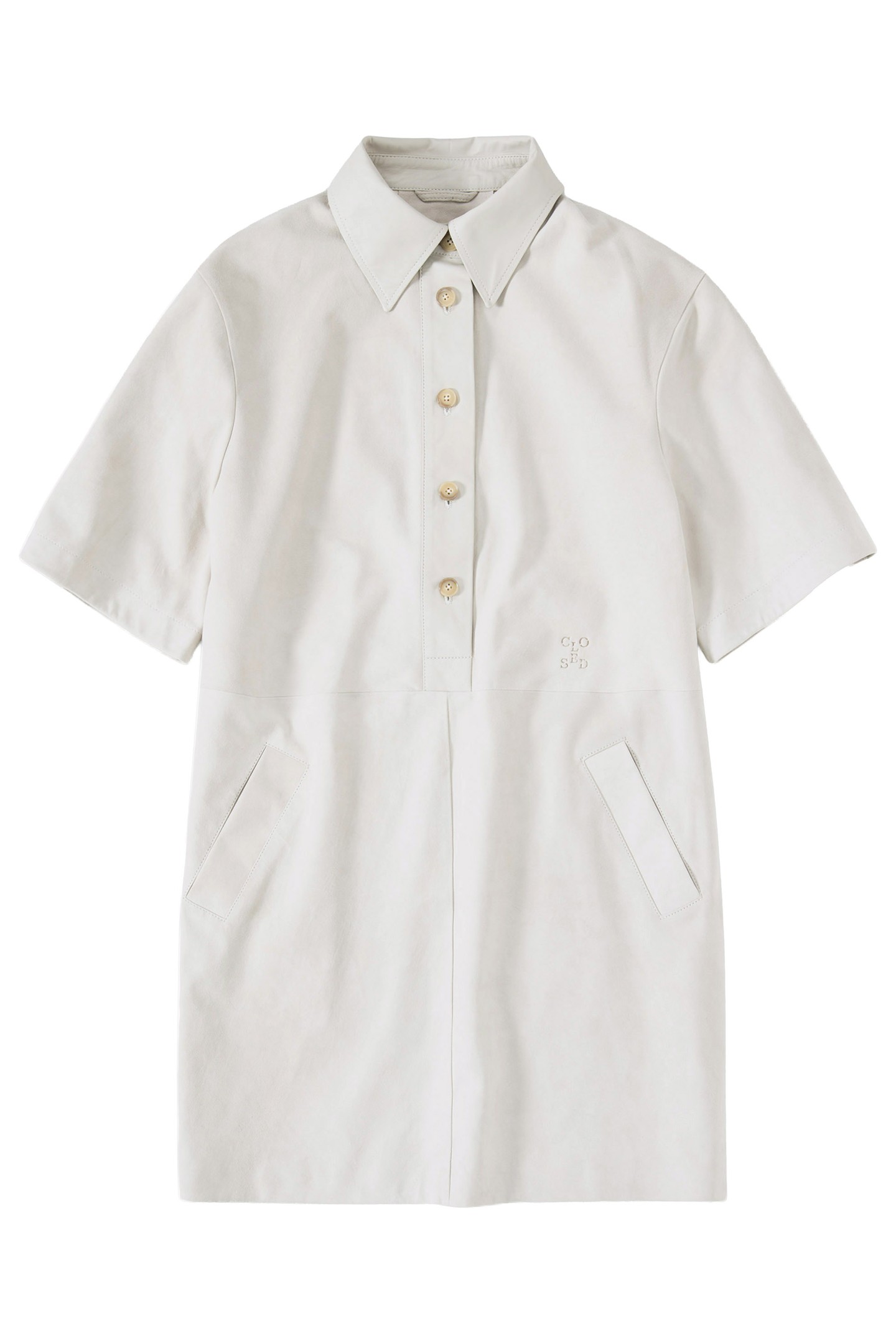 LEATHER DRESS LIMESTONE 1