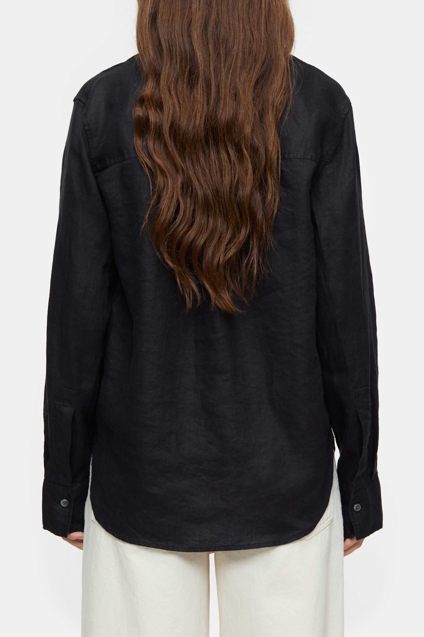 STRAIGHT FITTED SHIRT & BLOUSES BLACK 3