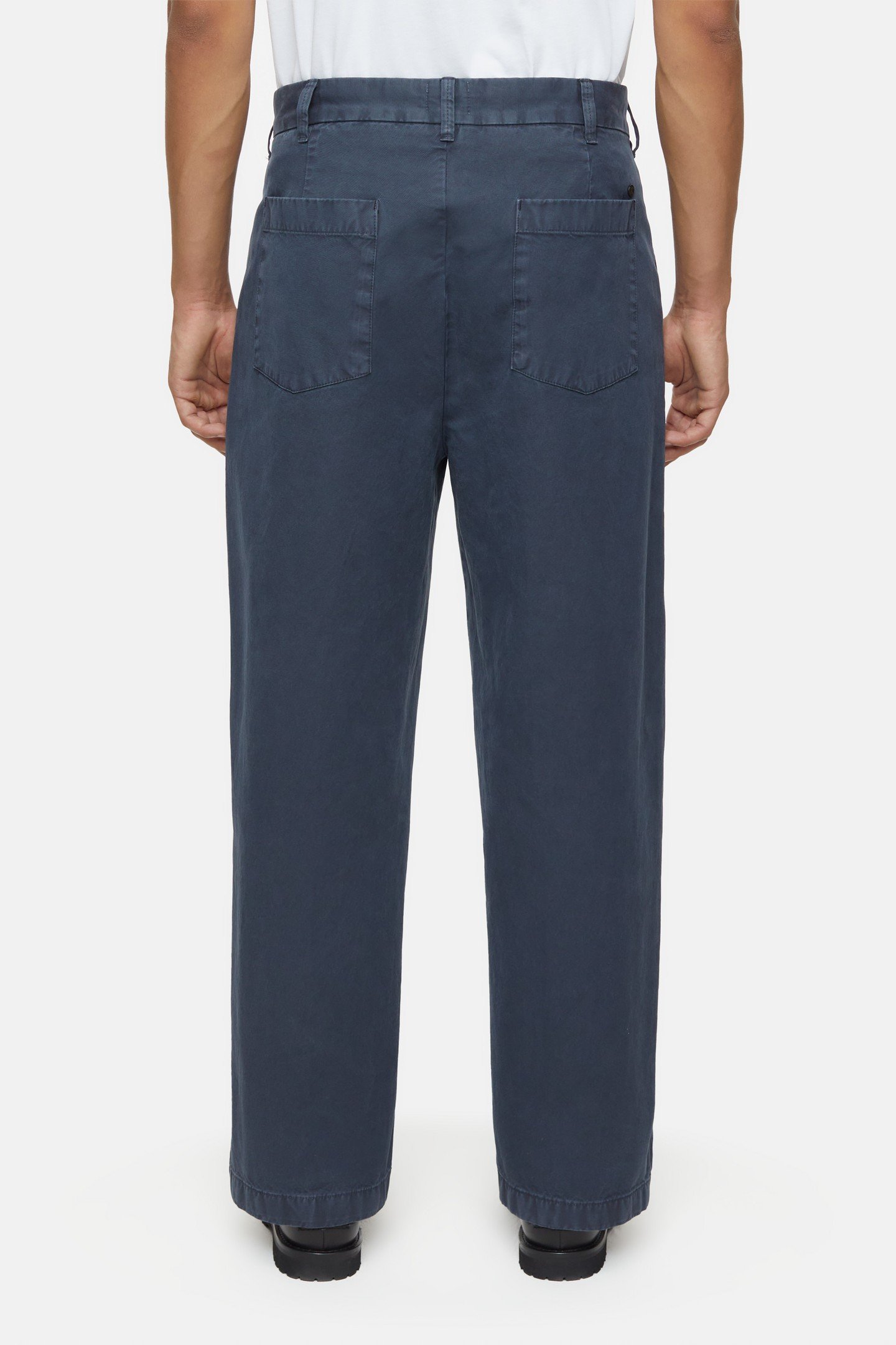 BLOMBERG WIDE PANTS SMOKEY BLUE 4